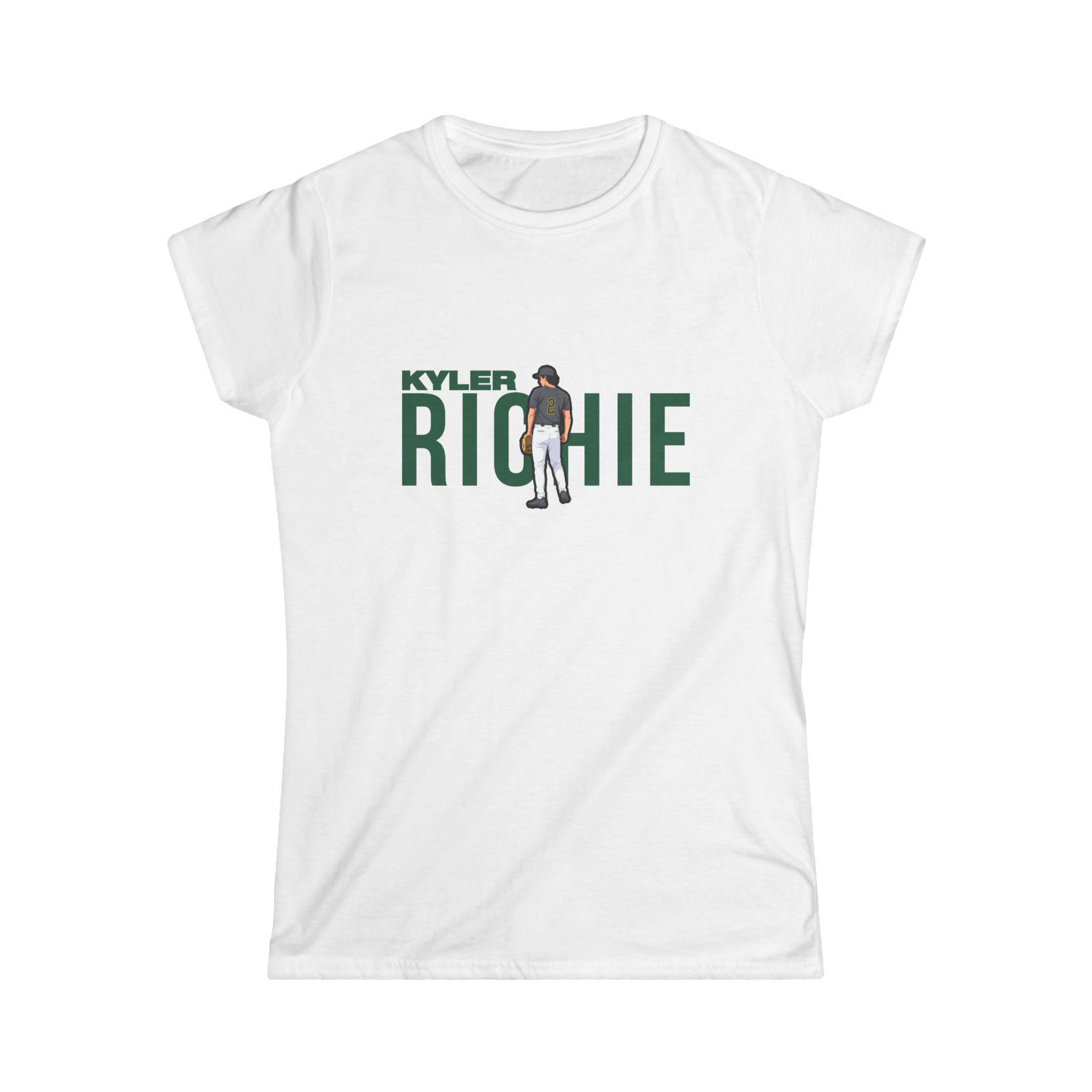 Women's Softstyle Tee — character_player_name in White
