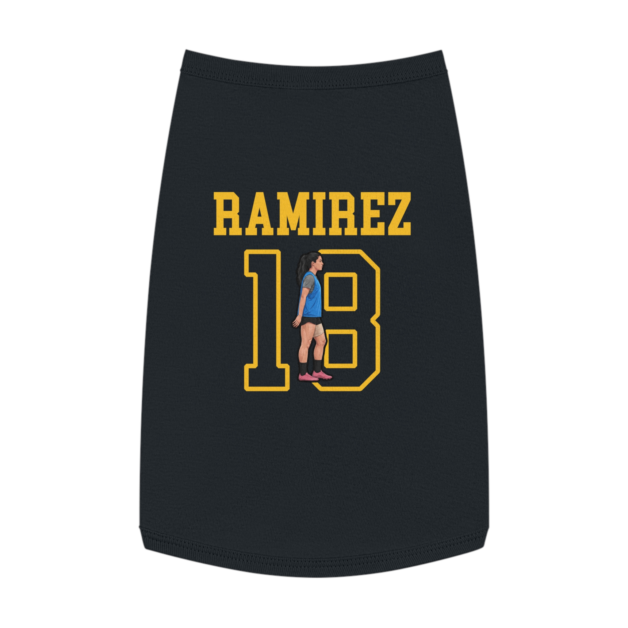 Pet Tank Top — character_shirsey in Black