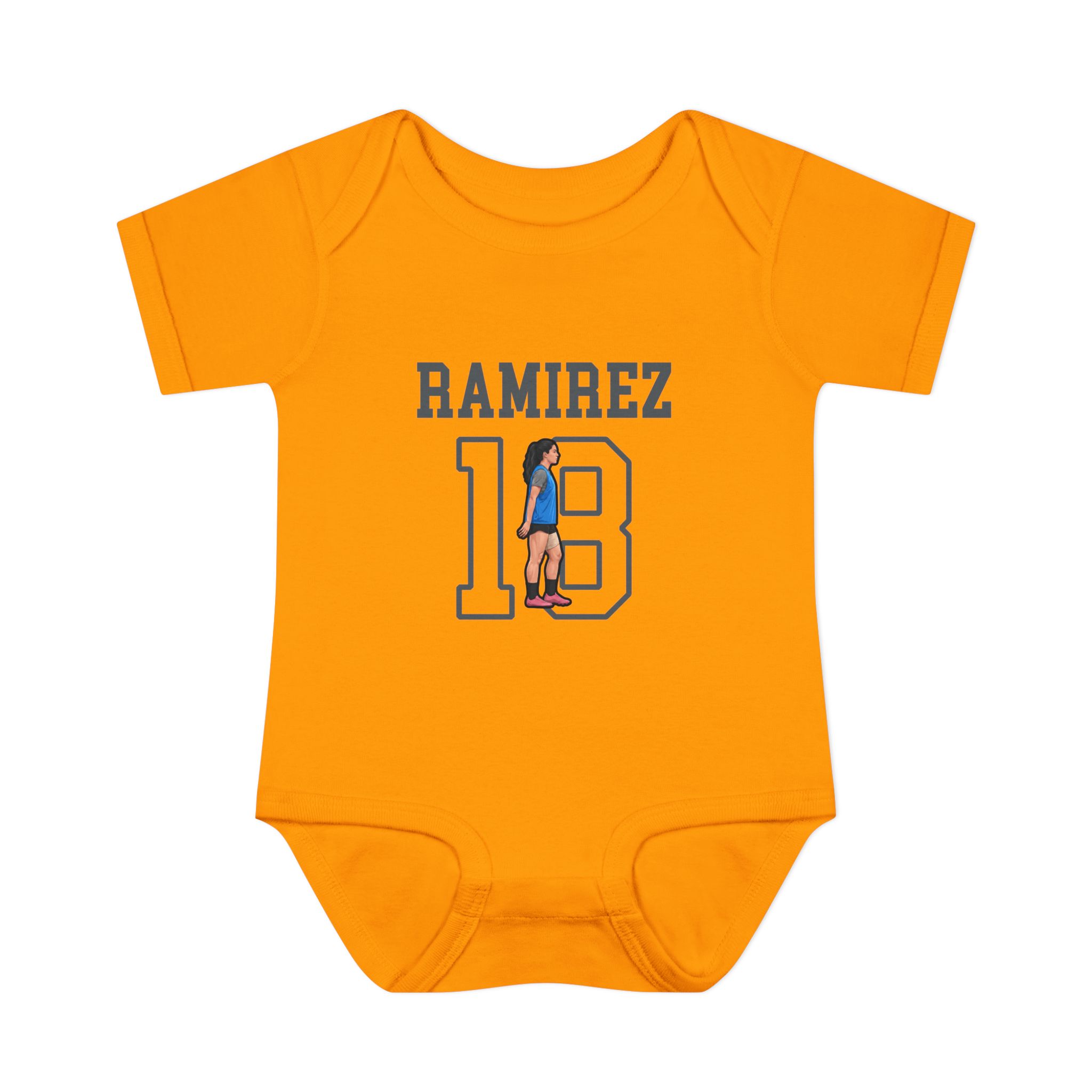 Baby Onesie — character_shirsey in Gold
