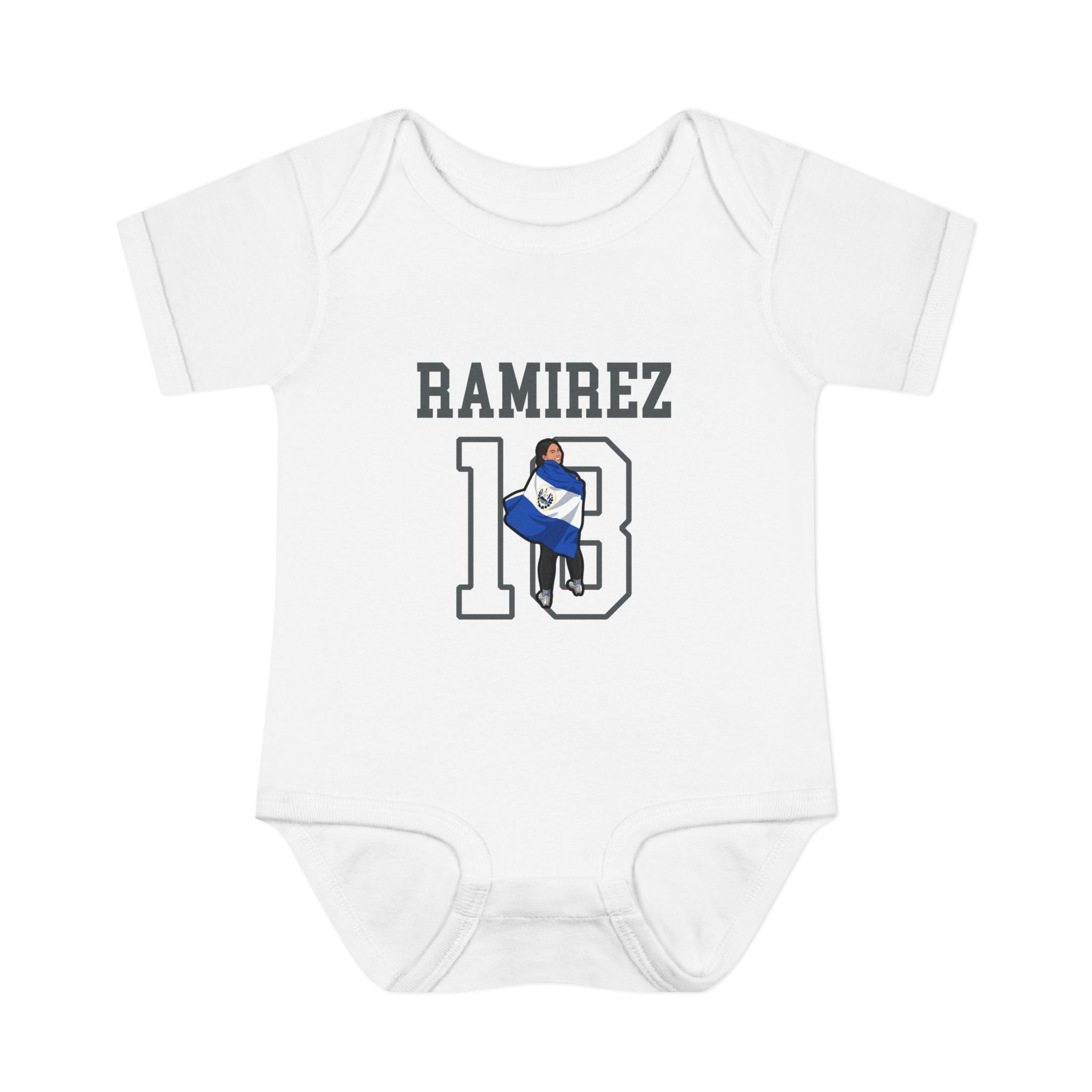 Baby Onesie — character_shirsey in White