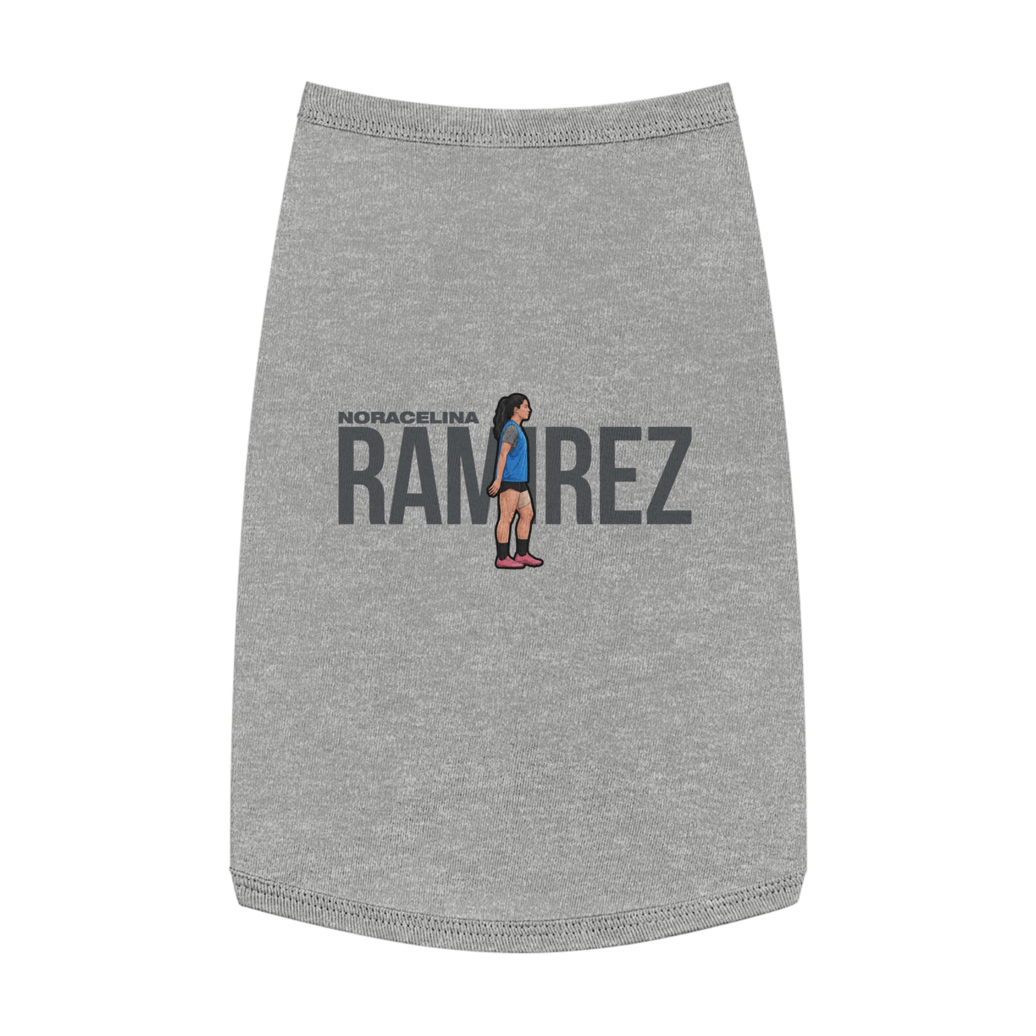 Pet Tank Top — character_player_name in White