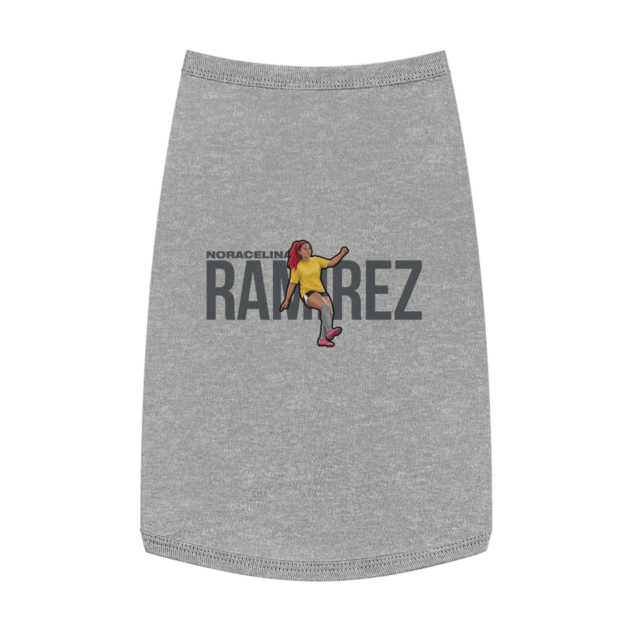 Pet Tank Top — character_player_name in White