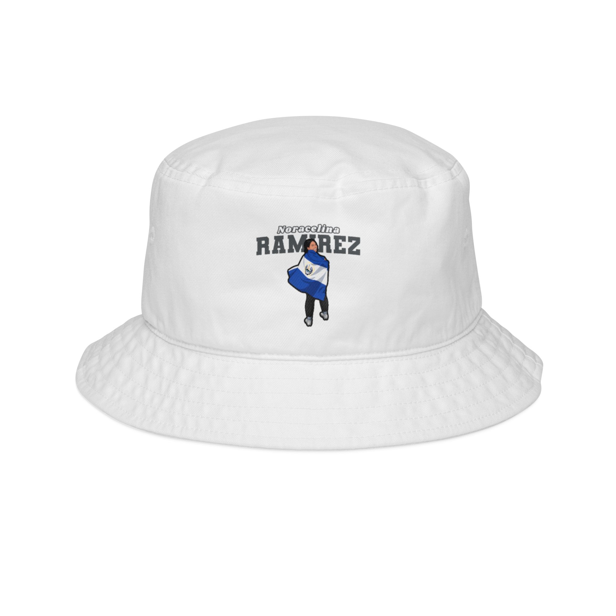 Bucket Hat — character_name_arch in White