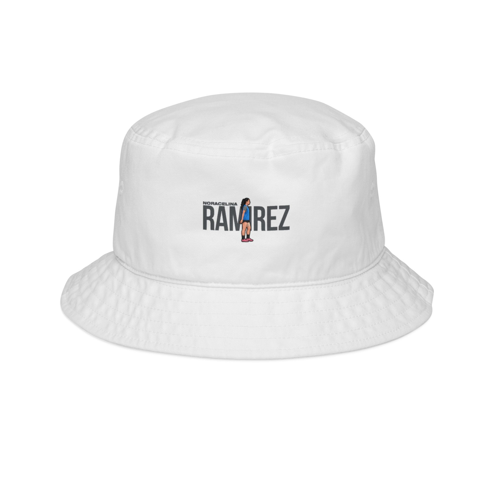 Bucket Hat — character_player_name in White