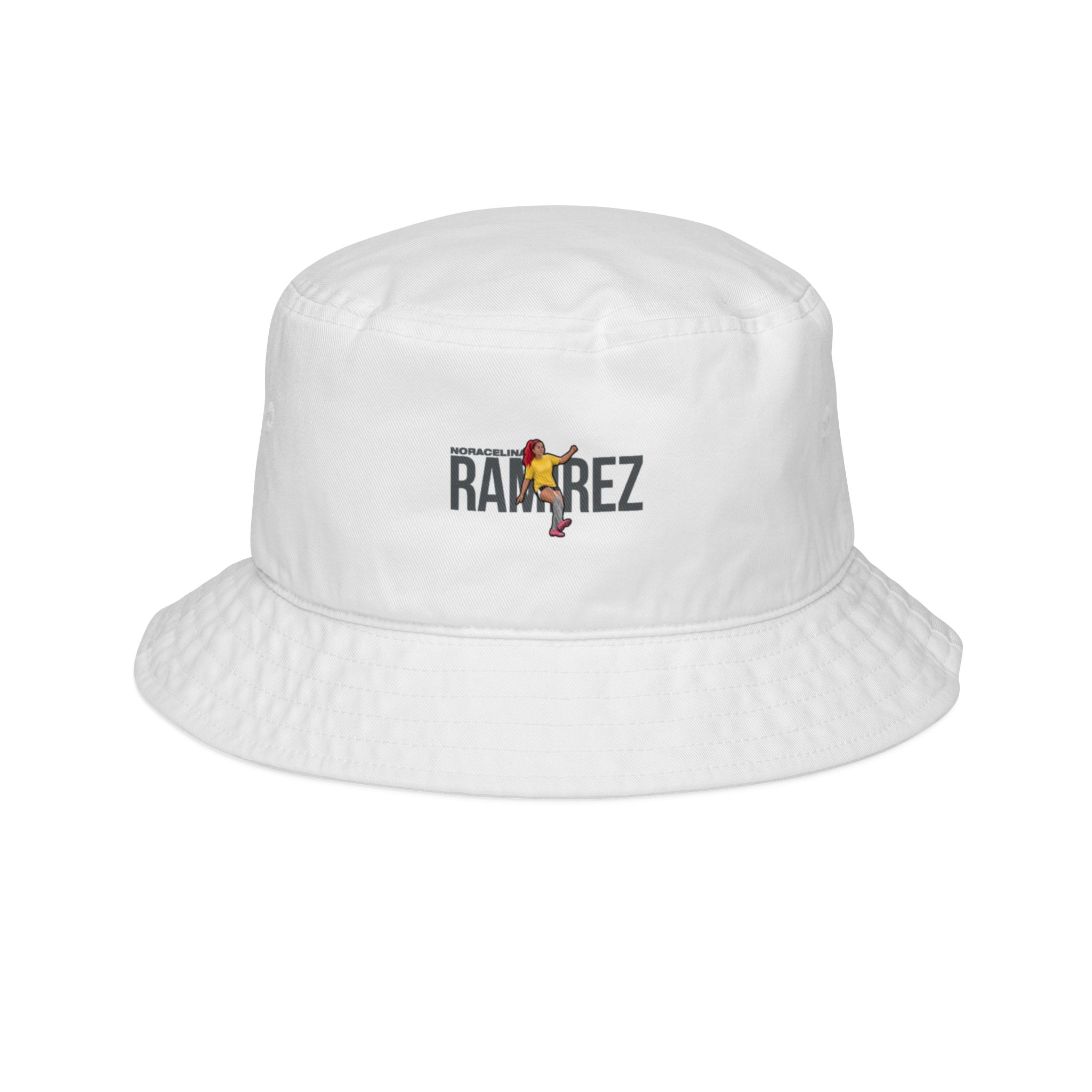 Bucket Hat — character_player_name in White