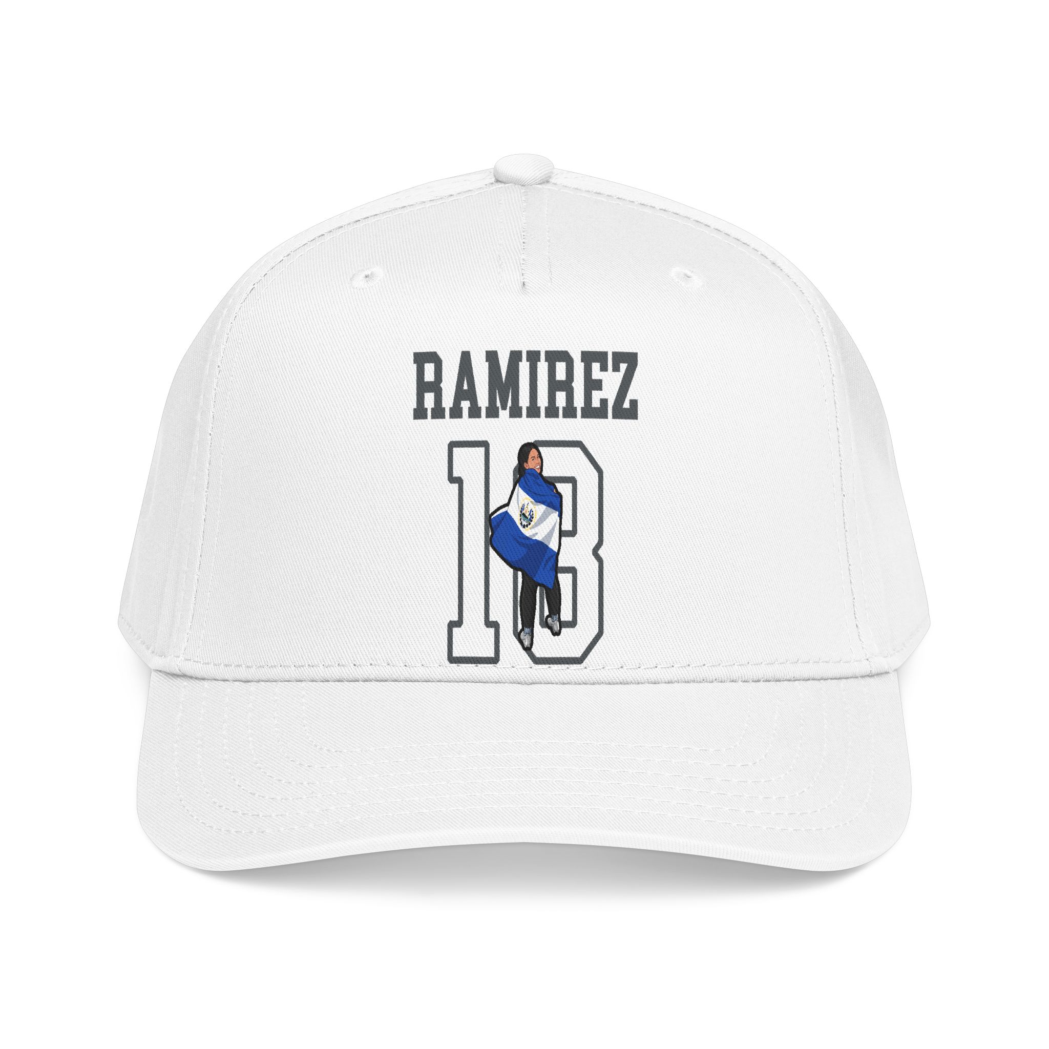 Baseball Cap — character_shirsey in White