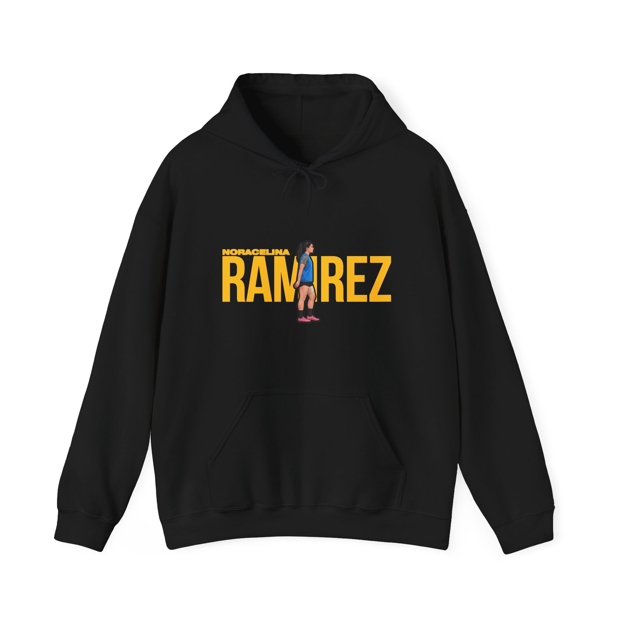 Hoodie — character_player_name in Black