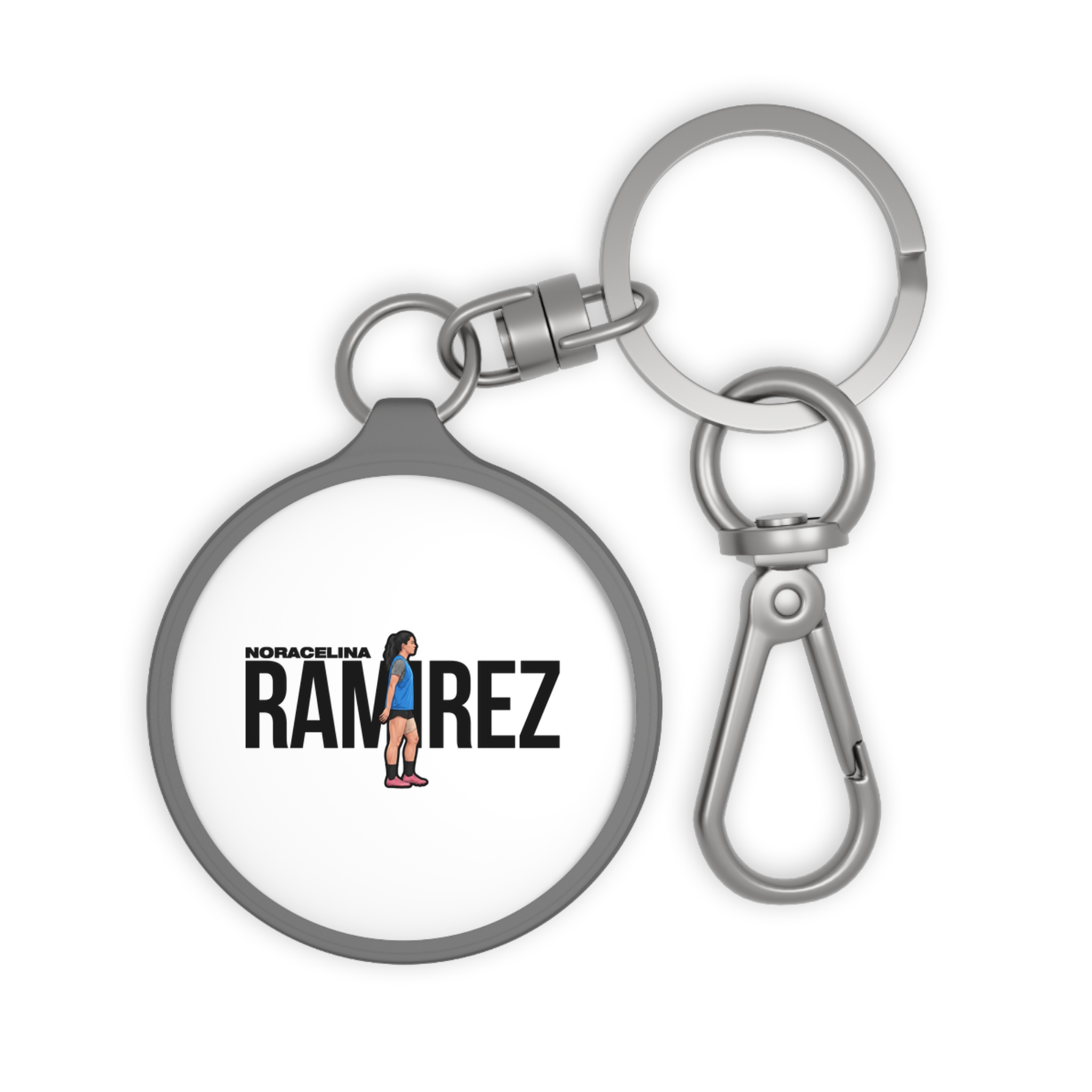Keychain — character_player_name in Grey
