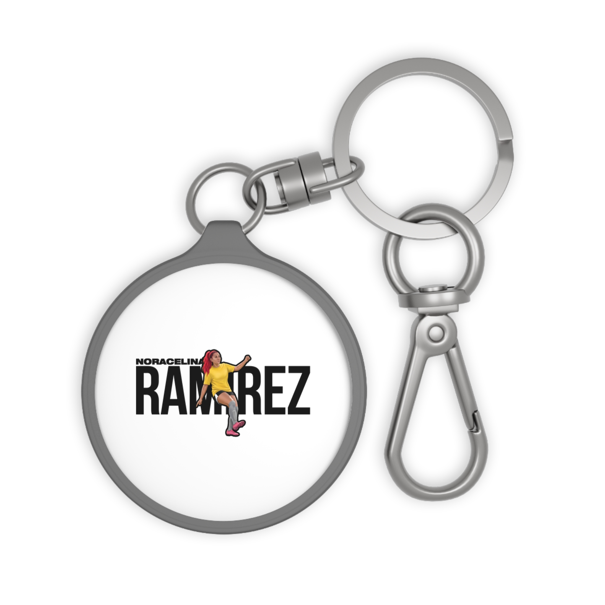 Keychain — character_player_name in Grey