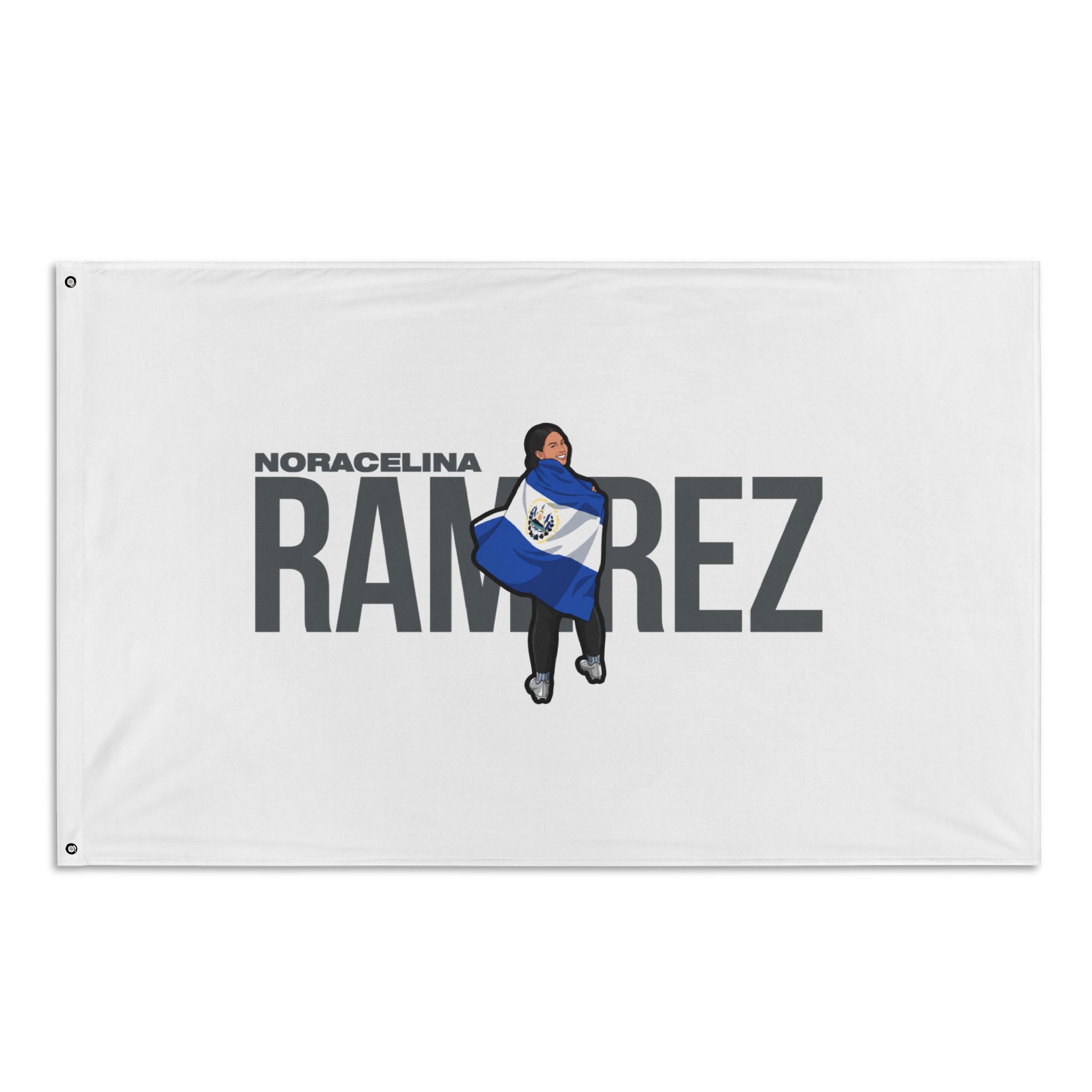 Flag (35 × 56 in) — character_player_name in Classic