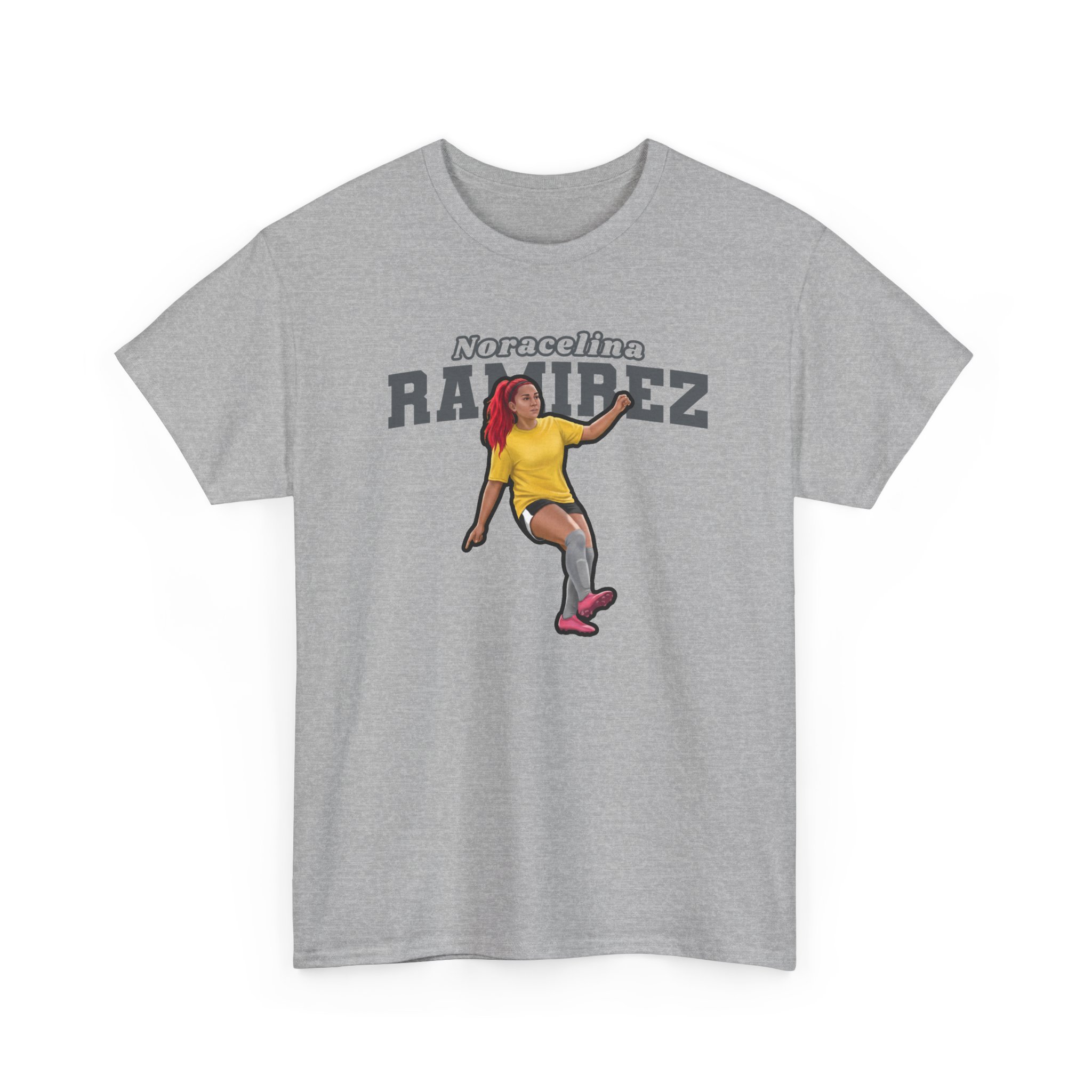 Tee — character_name_arch in Grey