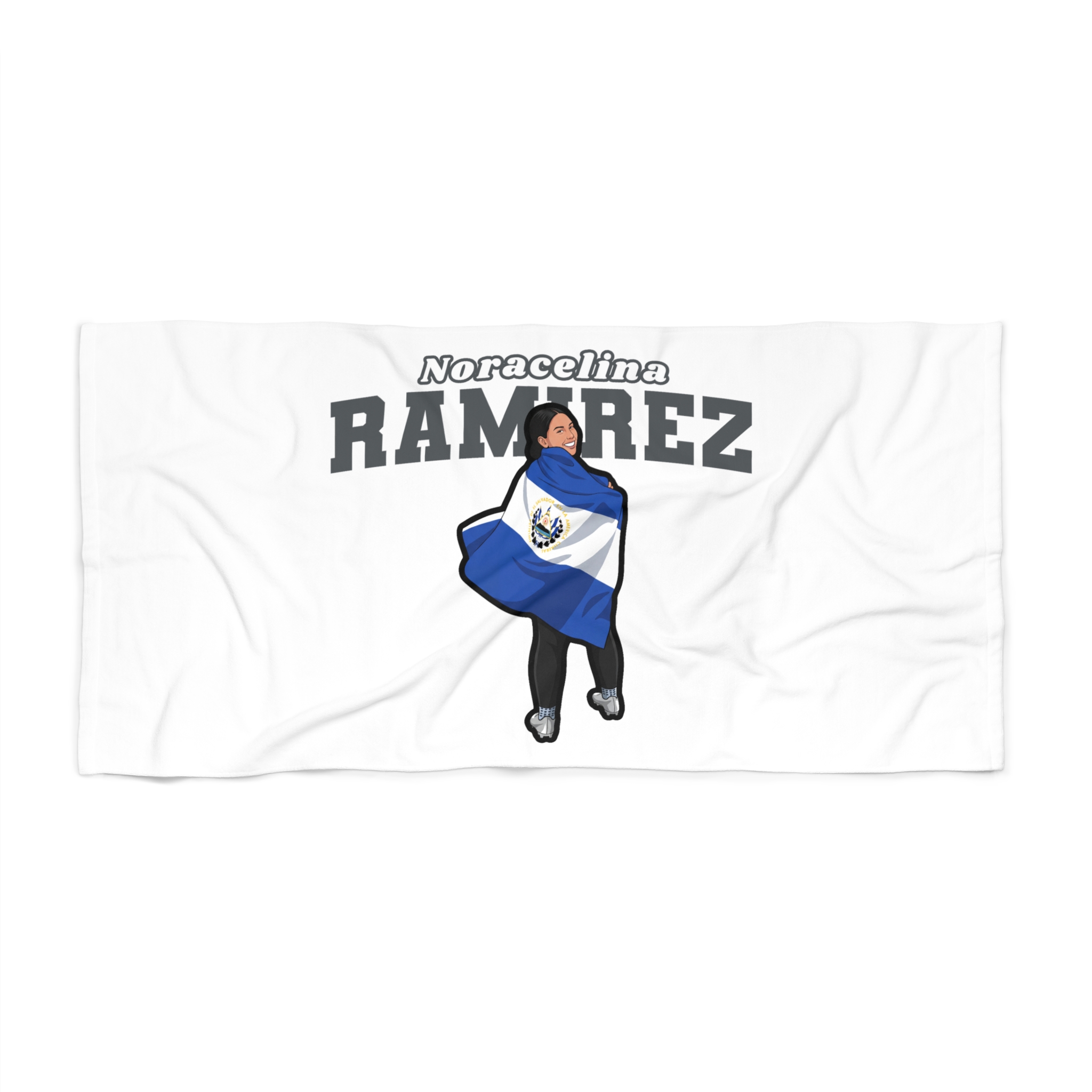 Beach Towel — character_name_arch in Classic