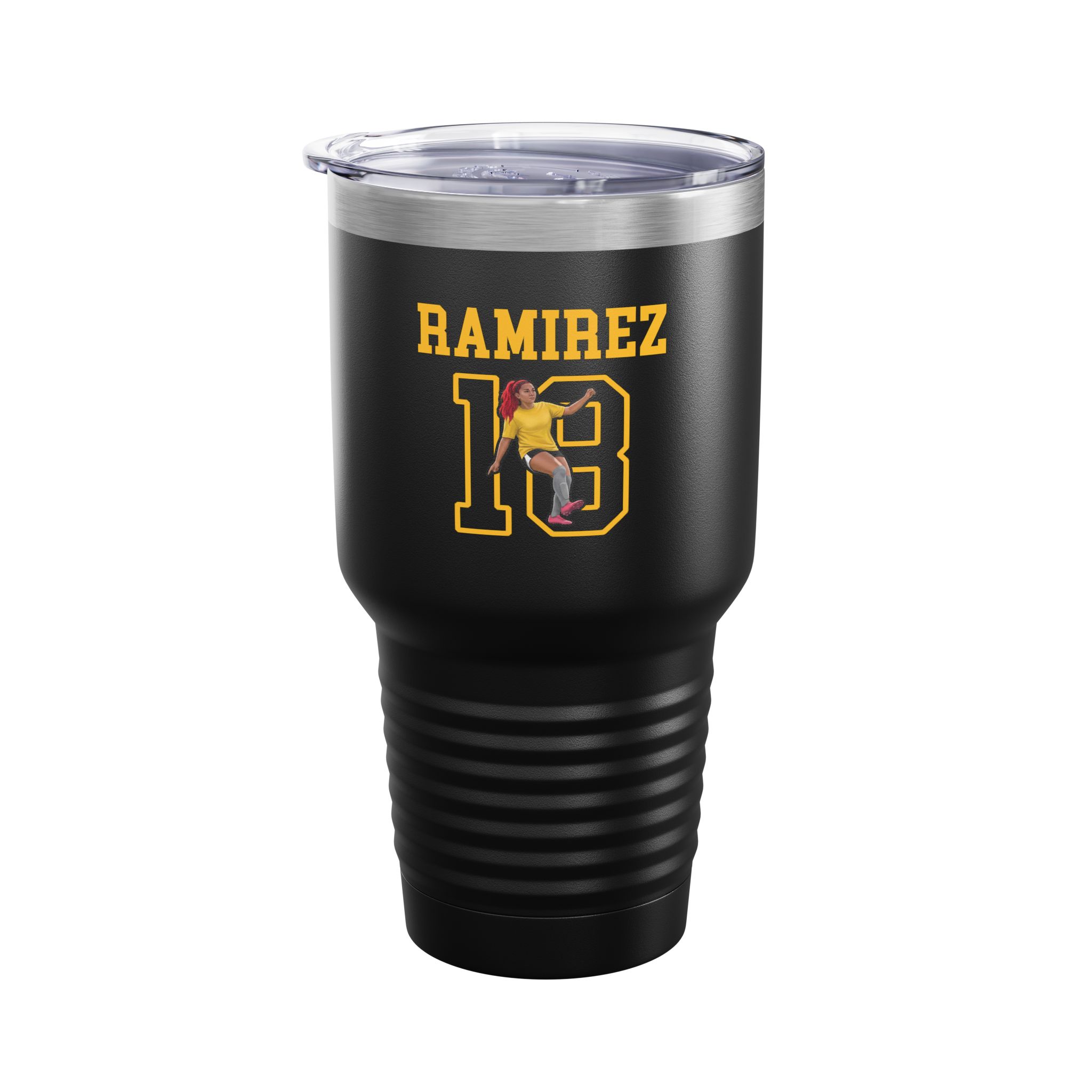 30oz Tumbler — character_shirsey in Black