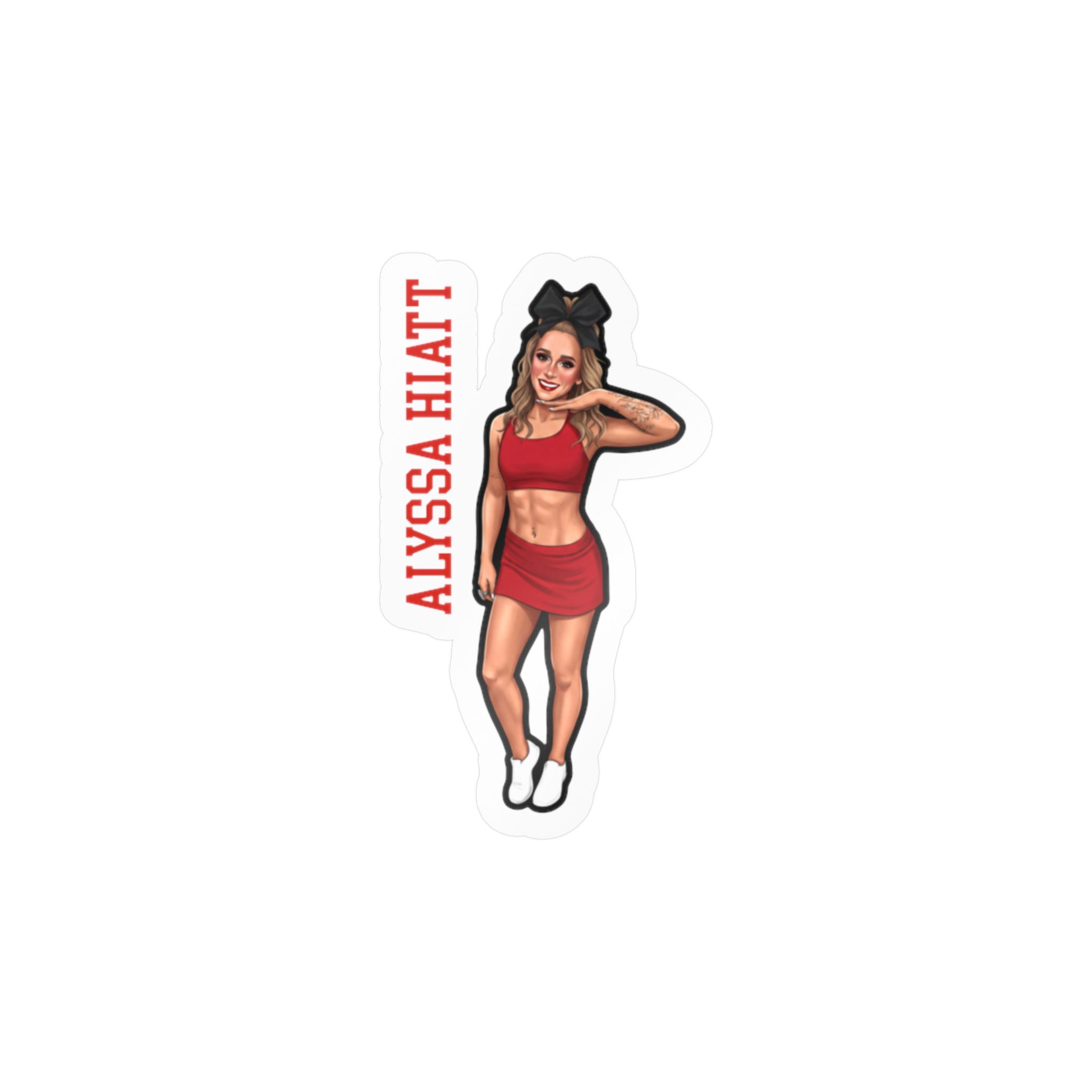 Vinyl Sticker — character_name_vertical in Classic