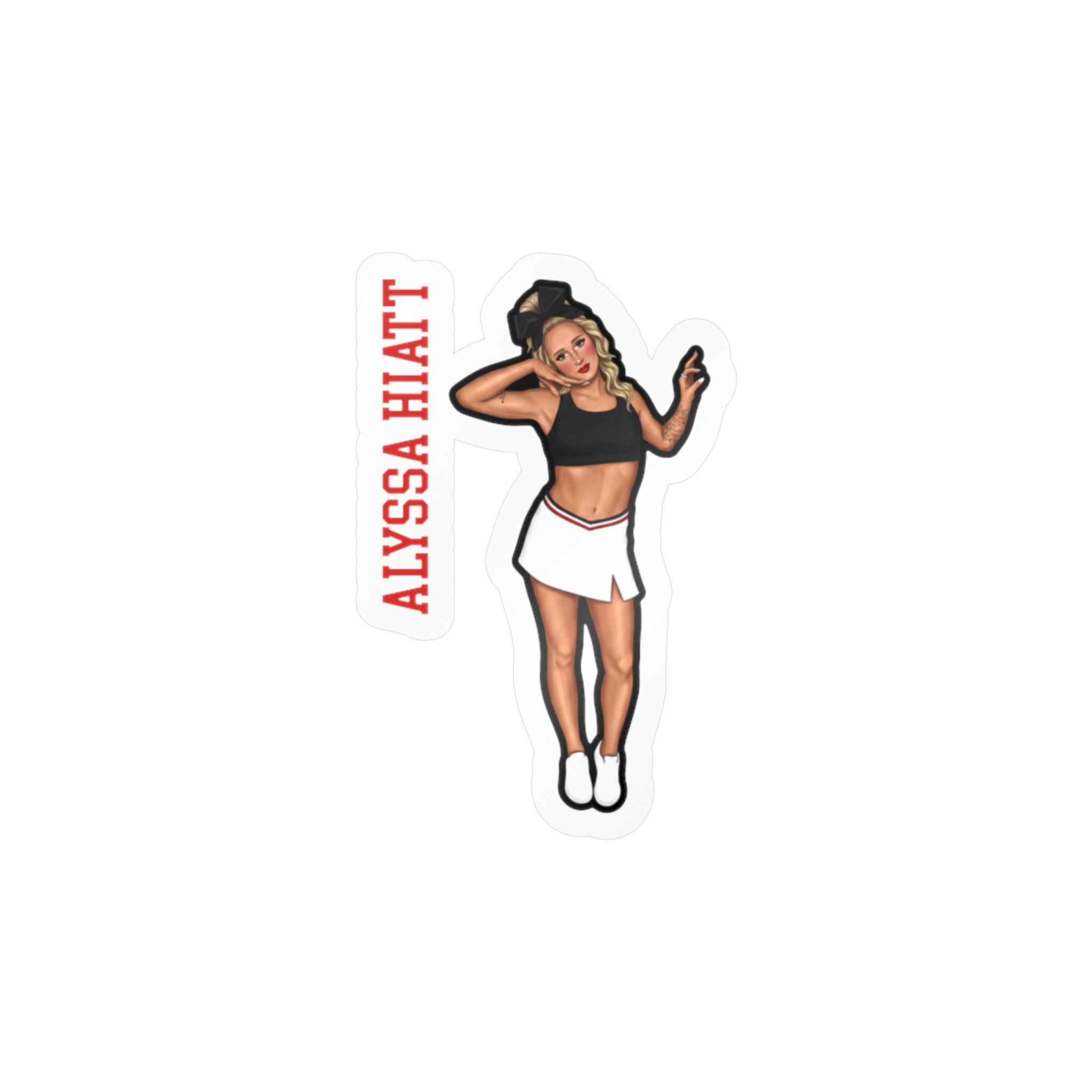 Vinyl Sticker — character_name_vertical in Classic