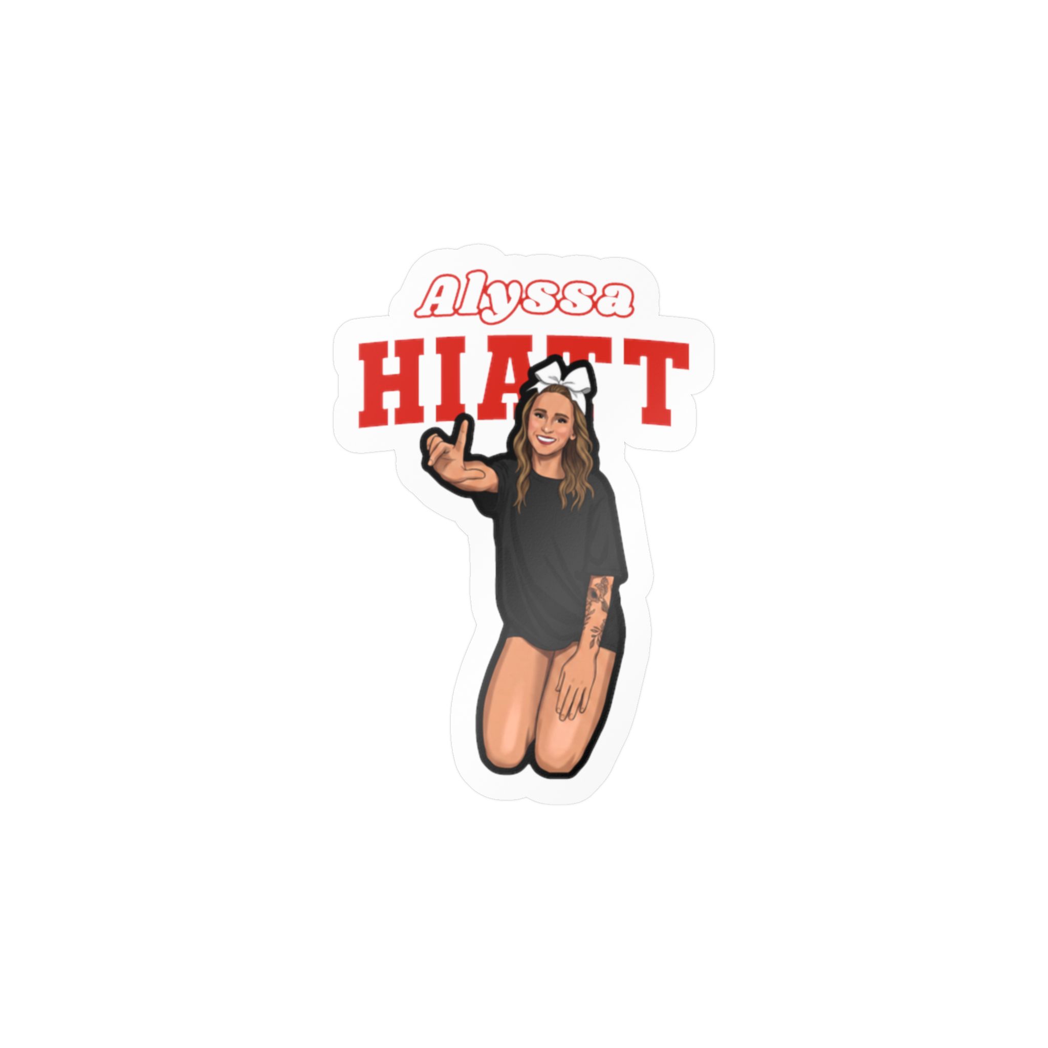 Vinyl Sticker — character_name_arch in Classic
