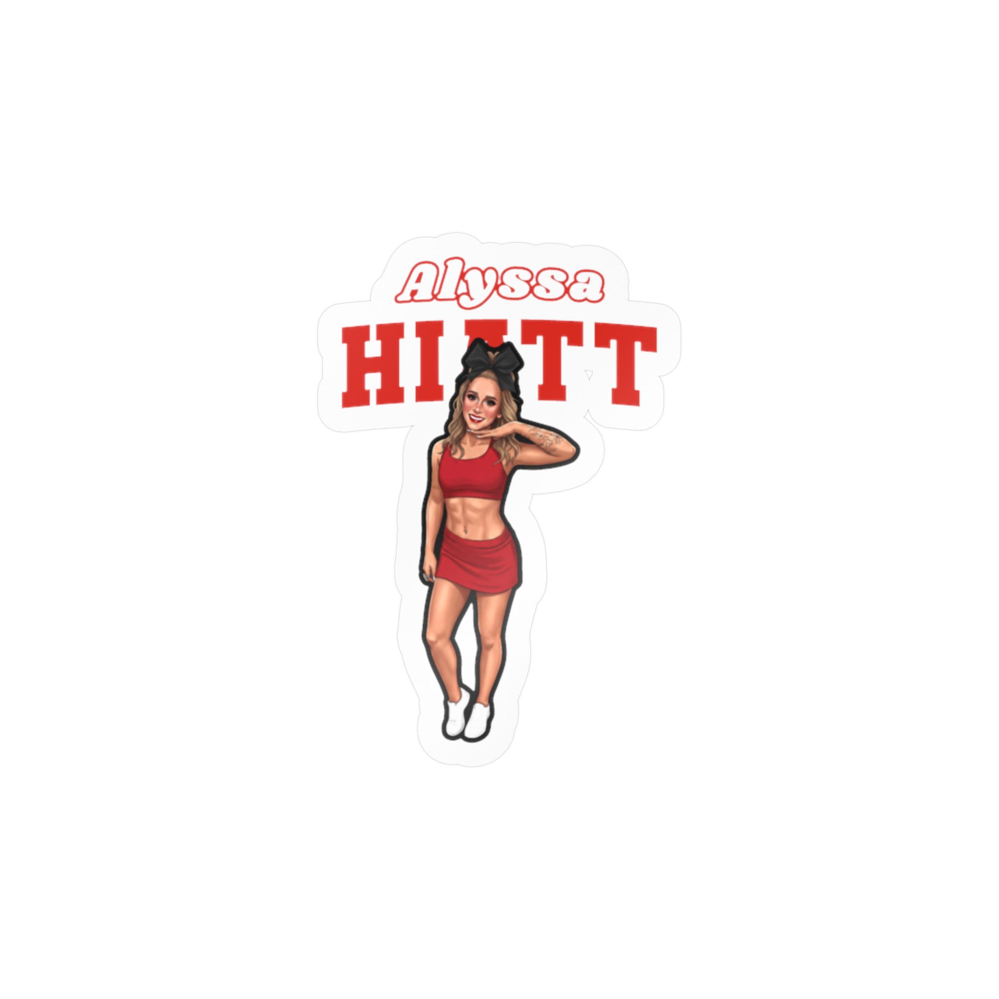 Vinyl Sticker — character_name_arch in Classic