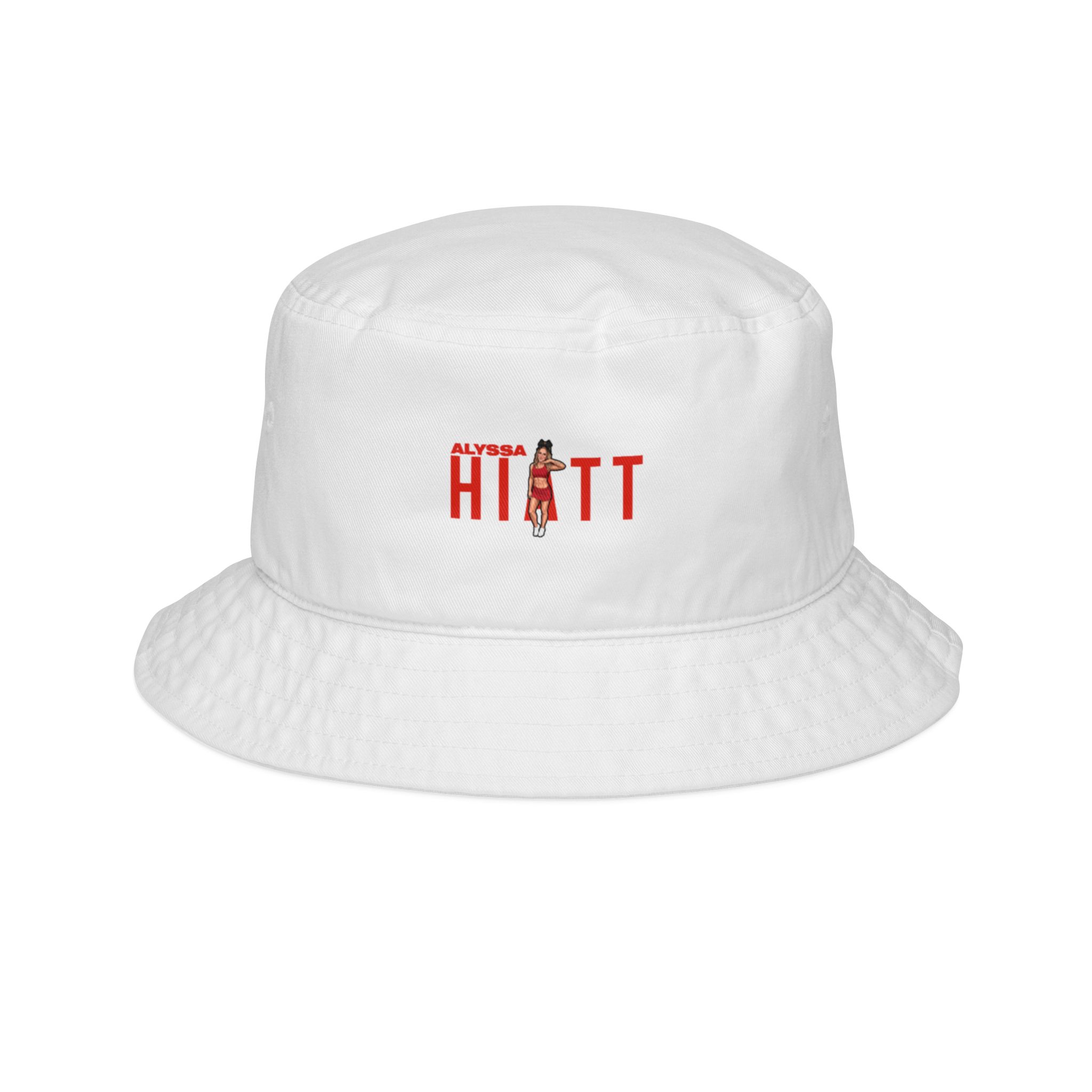 Bucket Hat — character_player_name in White