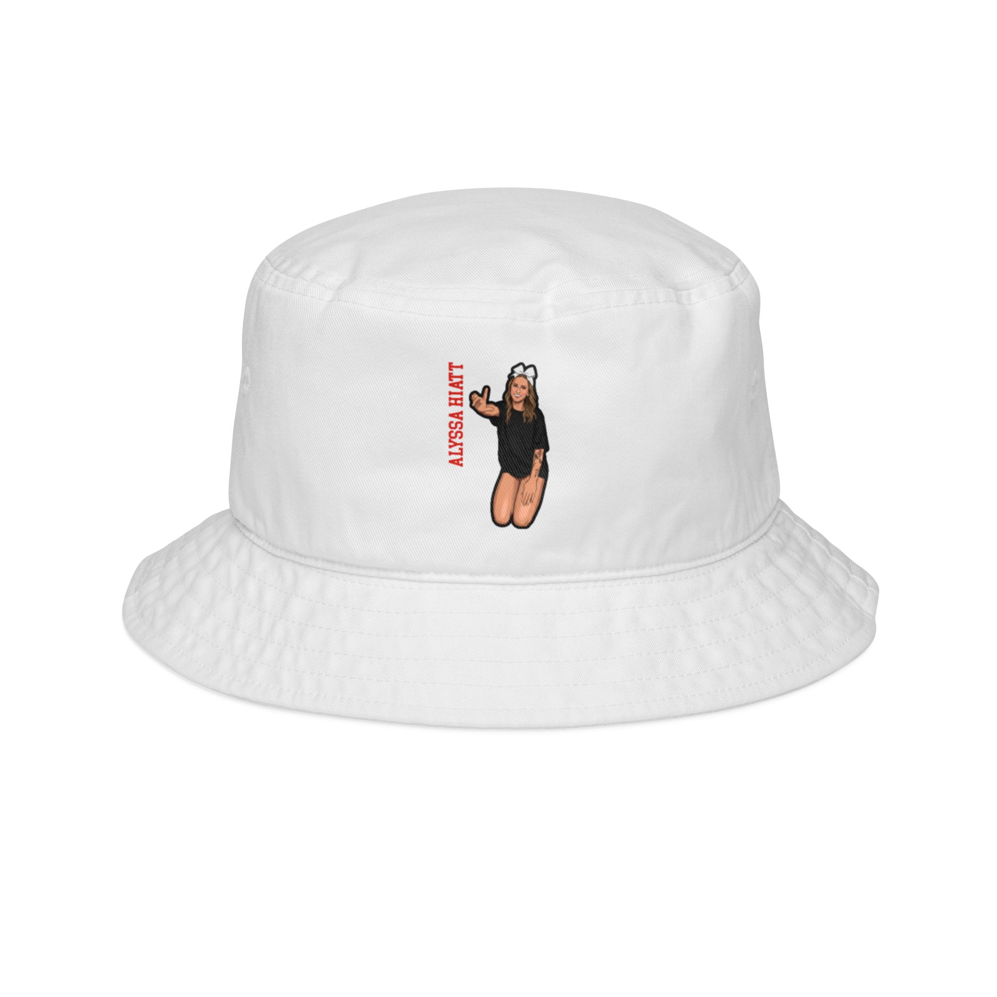 Bucket Hat — character_name_vertical in White