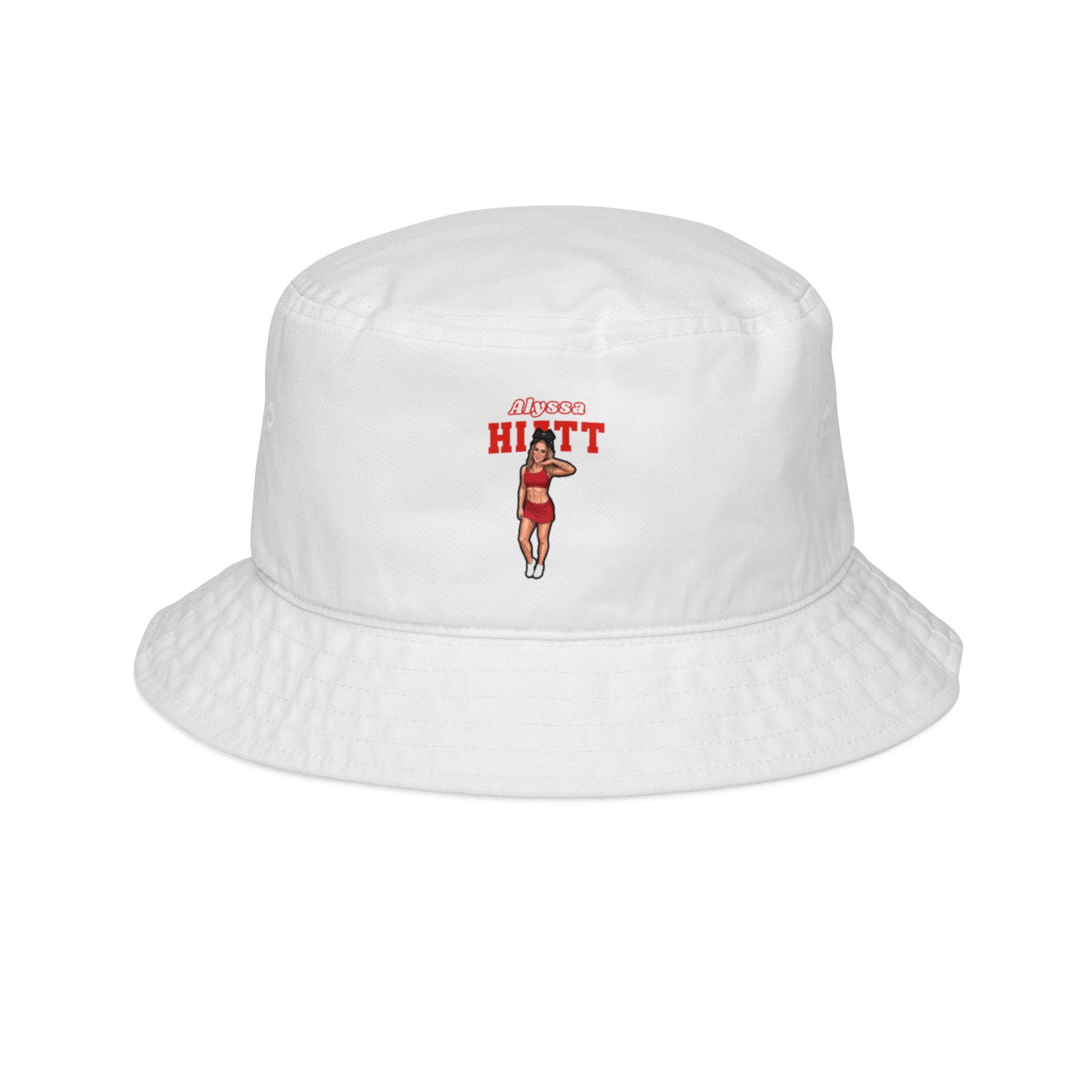 Bucket Hat — character_name_arch in White