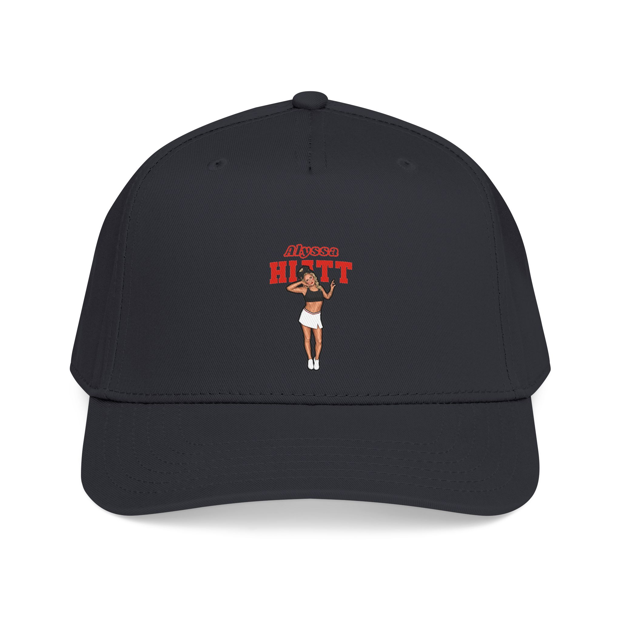 Baseball Cap — character_name_arch in Black