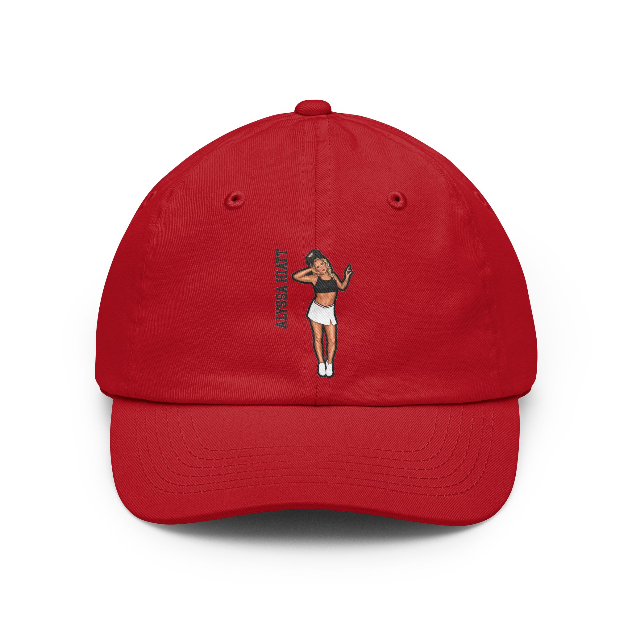 Classic Cap — character_name_vertical in Red