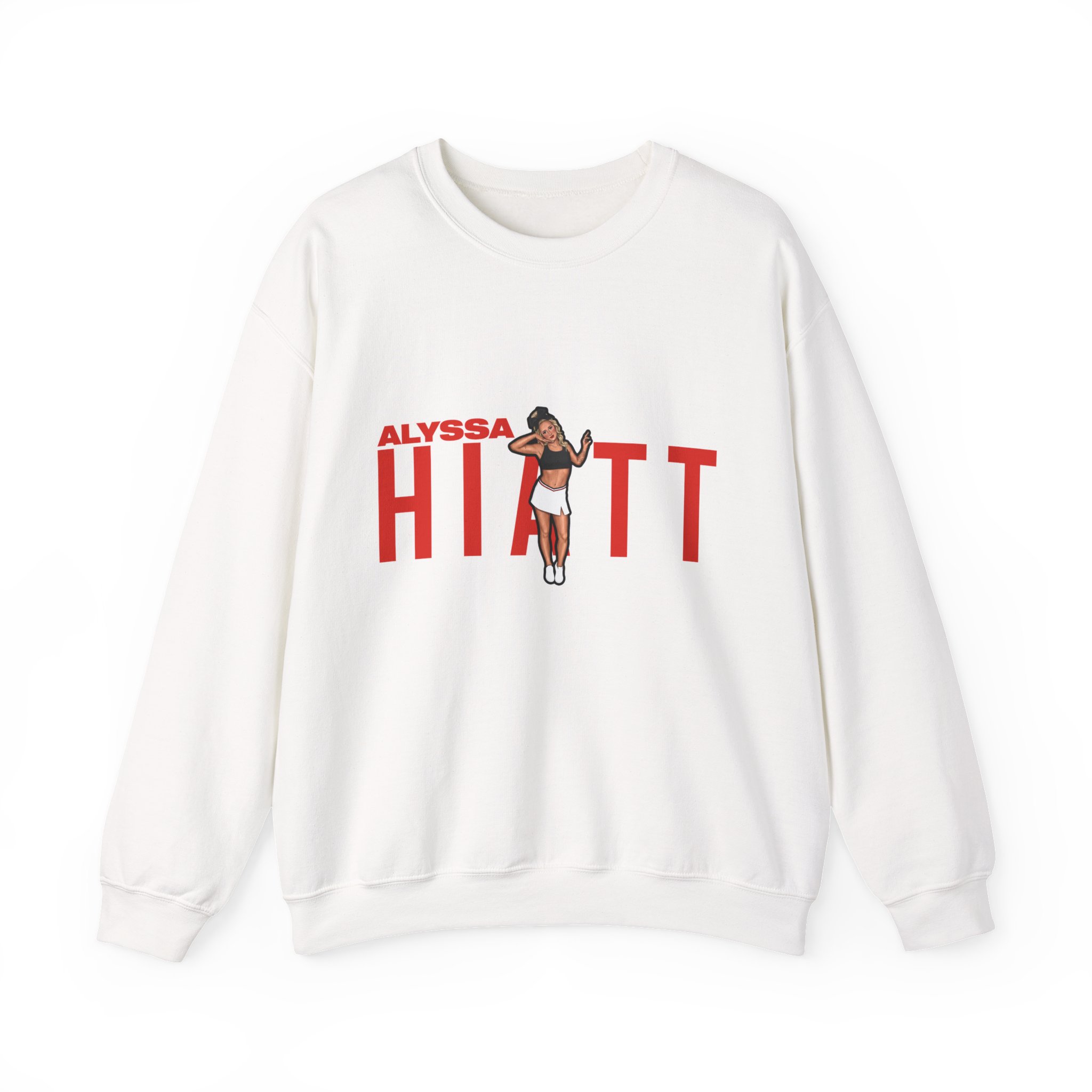 Crewneck Sweatshirt — character_player_name in White