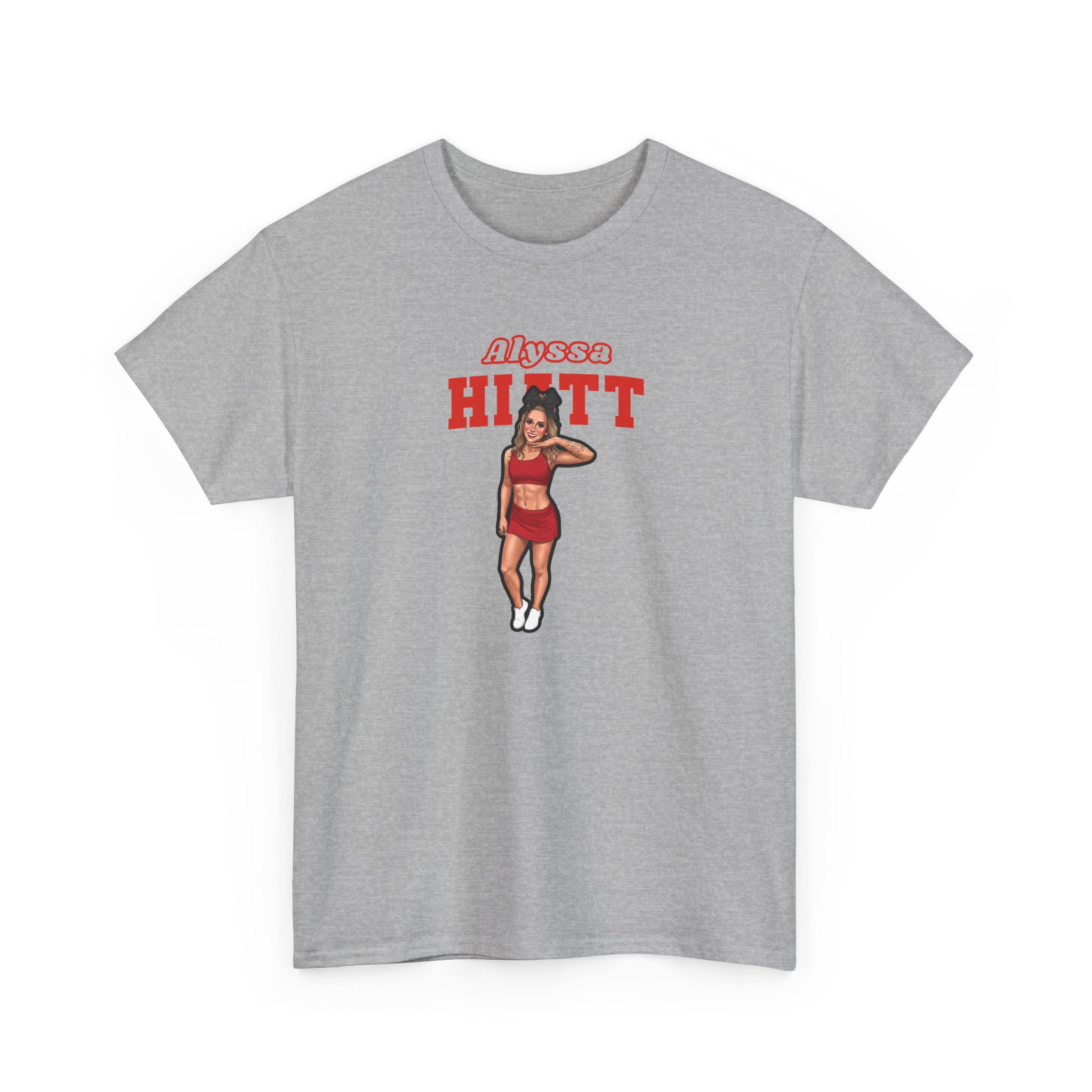 Tee — character_name_arch in Grey