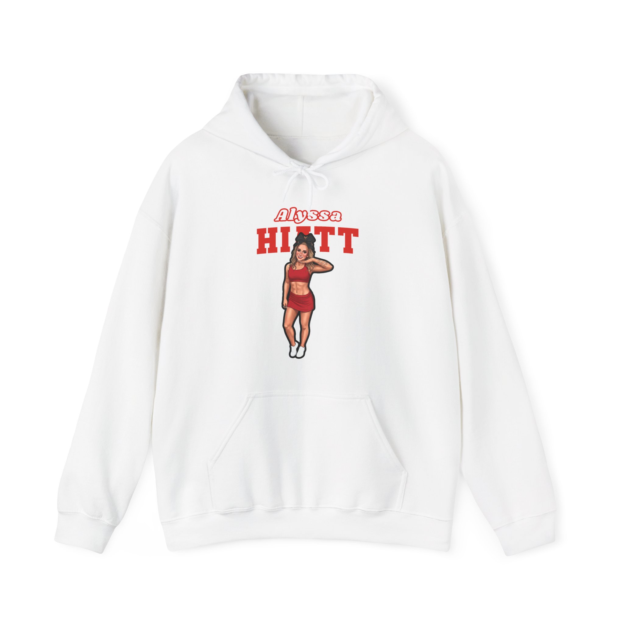 Hoodie — character_name_arch in White