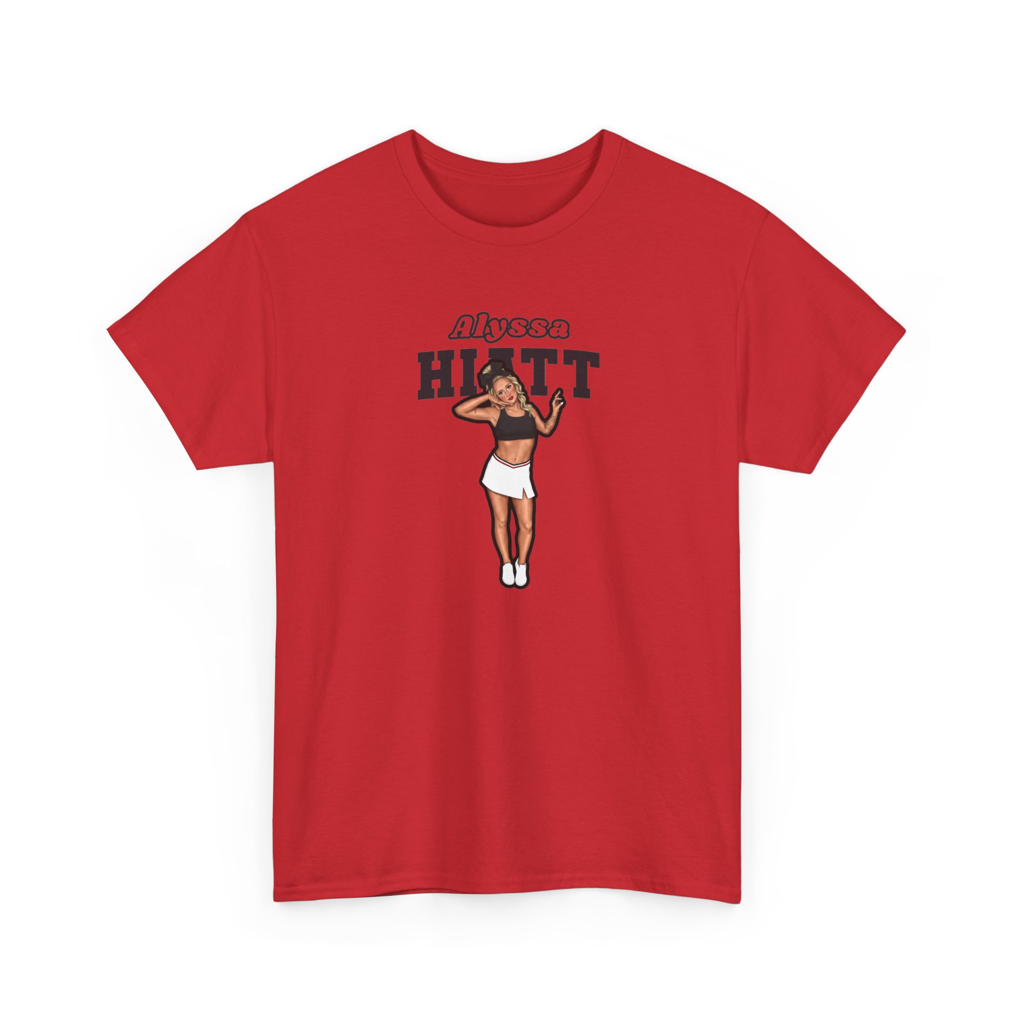Tee — character_name_arch in Red