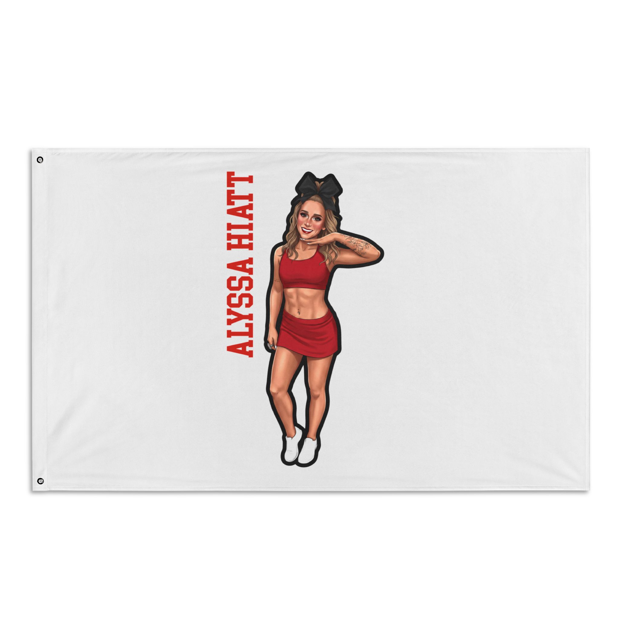 Flag (35 × 56 in) — character_name_vertical in Classic