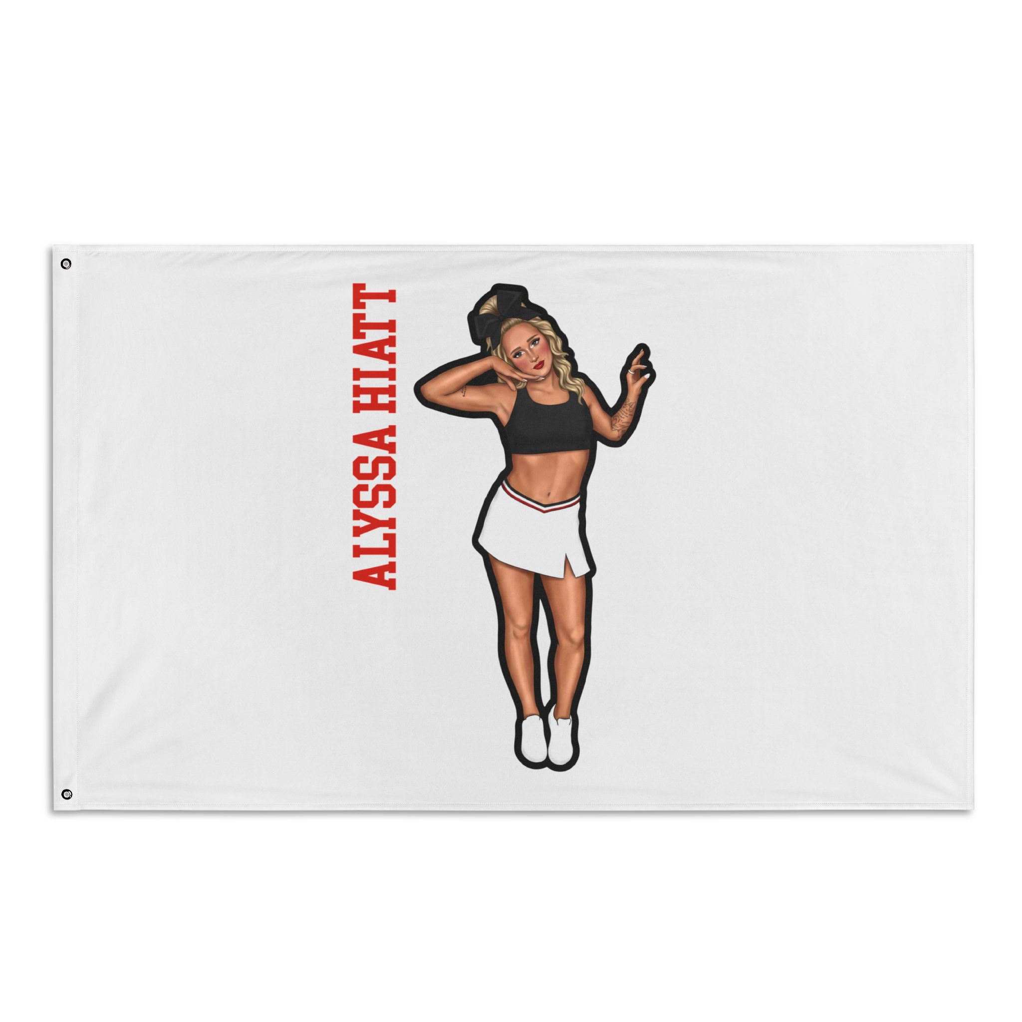 Flag (35 × 56 in) — character_name_vertical in Classic