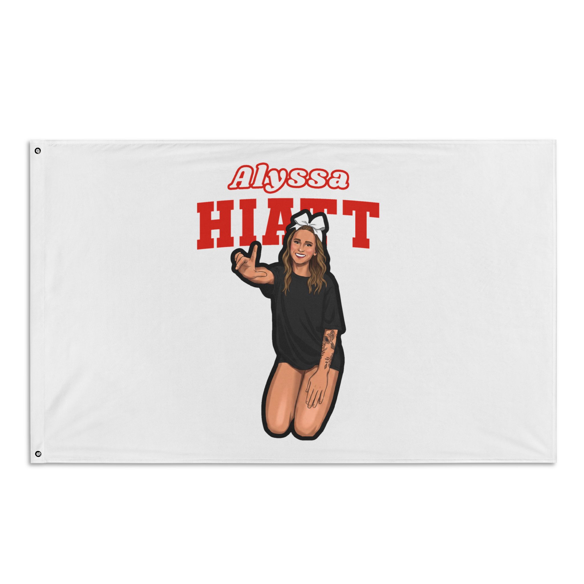 Flag (35 × 56 in) — character_name_arch in Classic