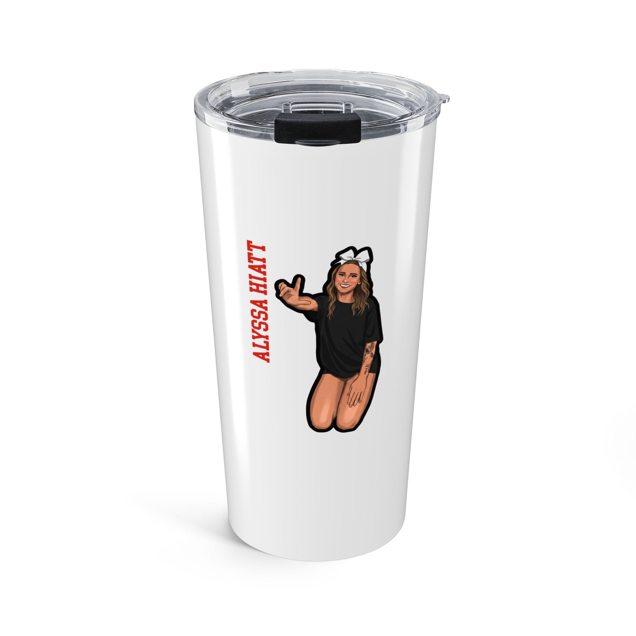 20oz Tumbler — character_name_vertical in Classic