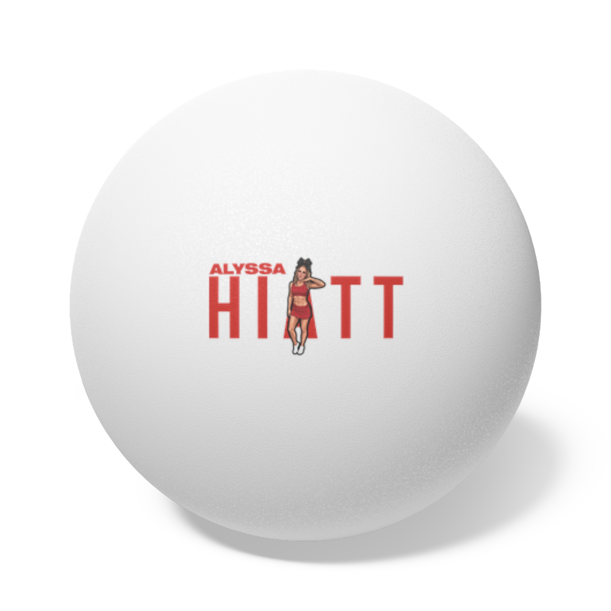 Ping Pong Balls, 6 pcs — character_player_name in White
