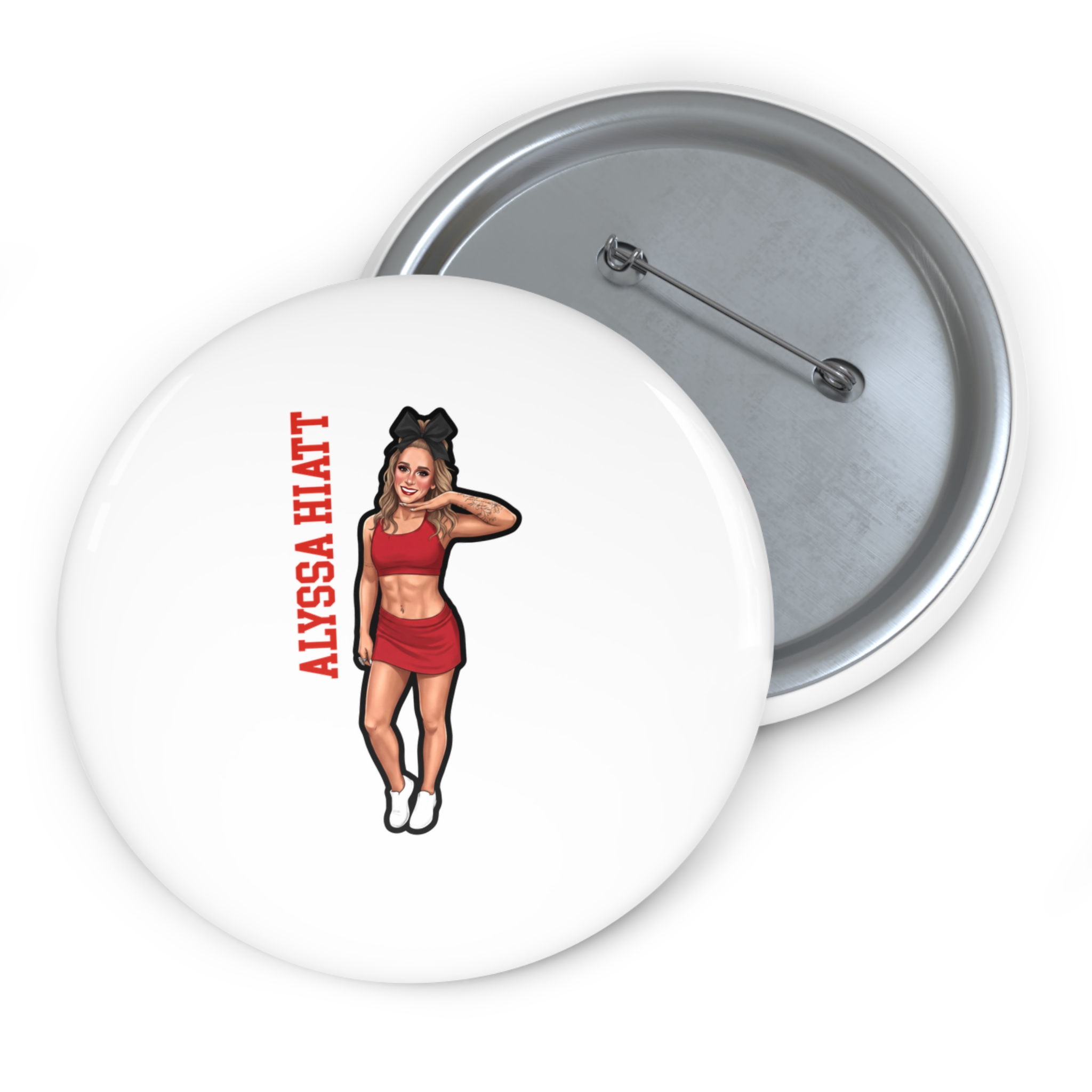 Game Day Pin — character_name_vertical in Classic