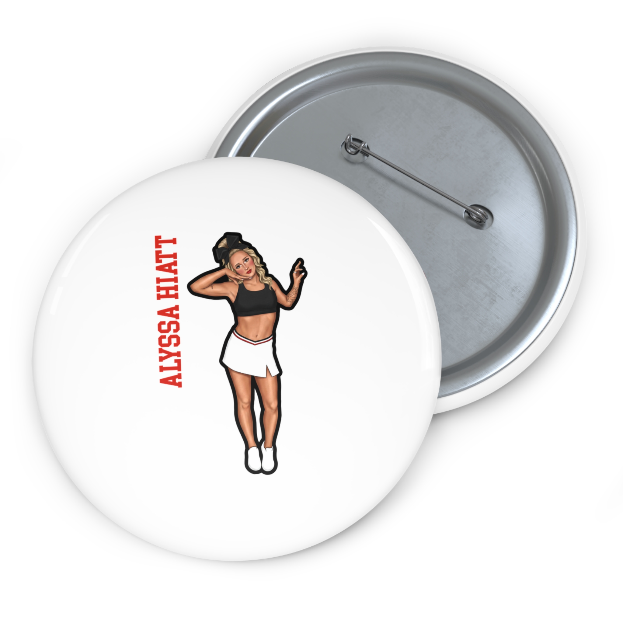 Game Day Pin — character_name_vertical in Classic