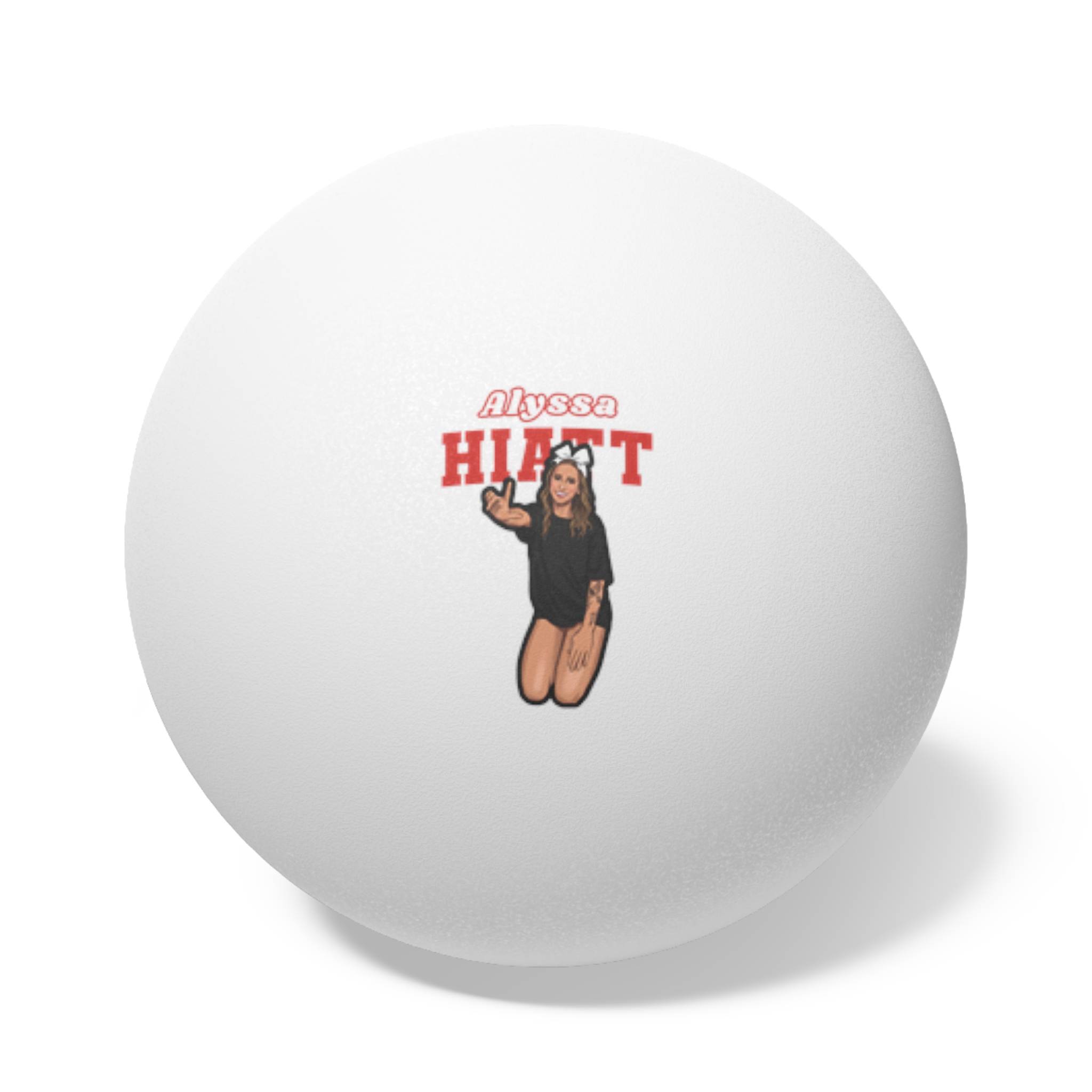 Ping Pong Balls, 6 pcs — character_name_arch in White