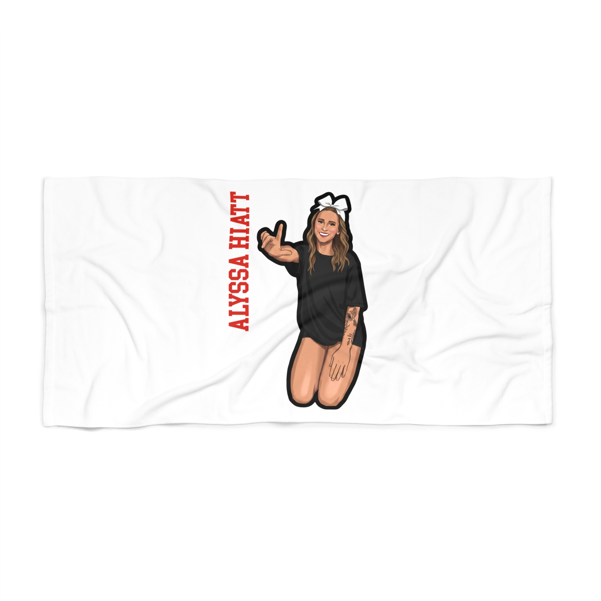 Beach Towel — character_name_vertical in Classic