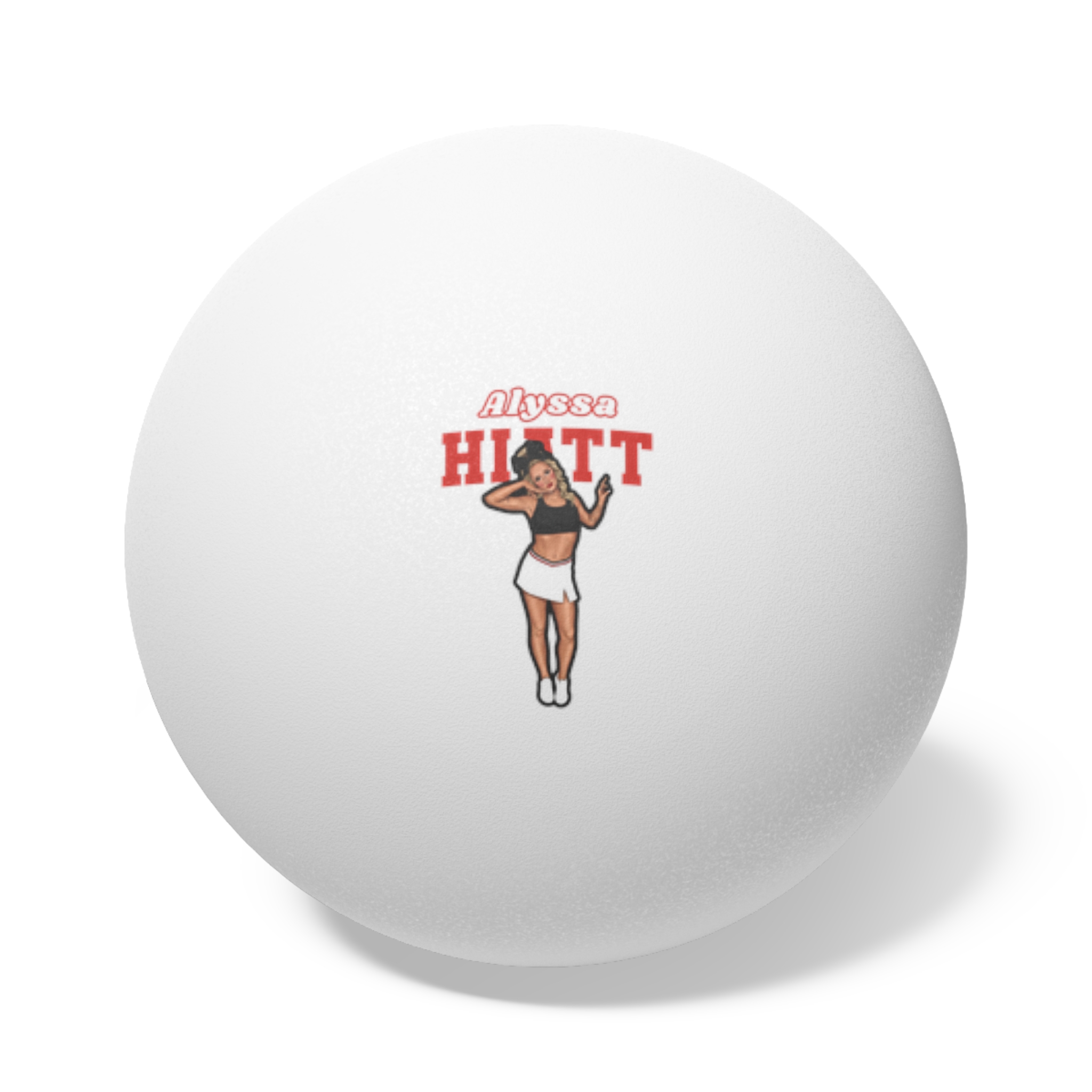 Ping Pong Balls, 6 pcs — character_name_arch in White
