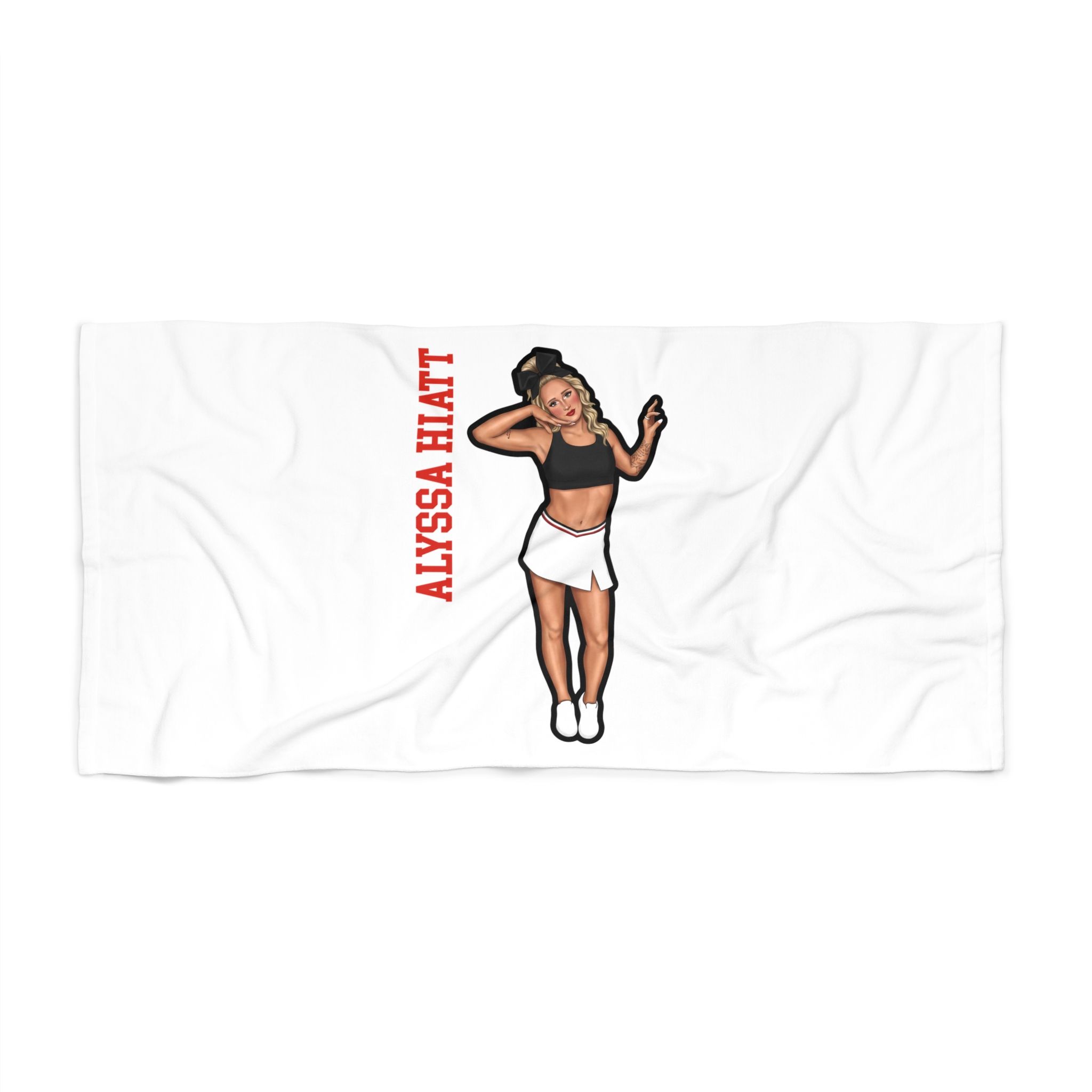 Beach Towel — character_name_vertical in Classic