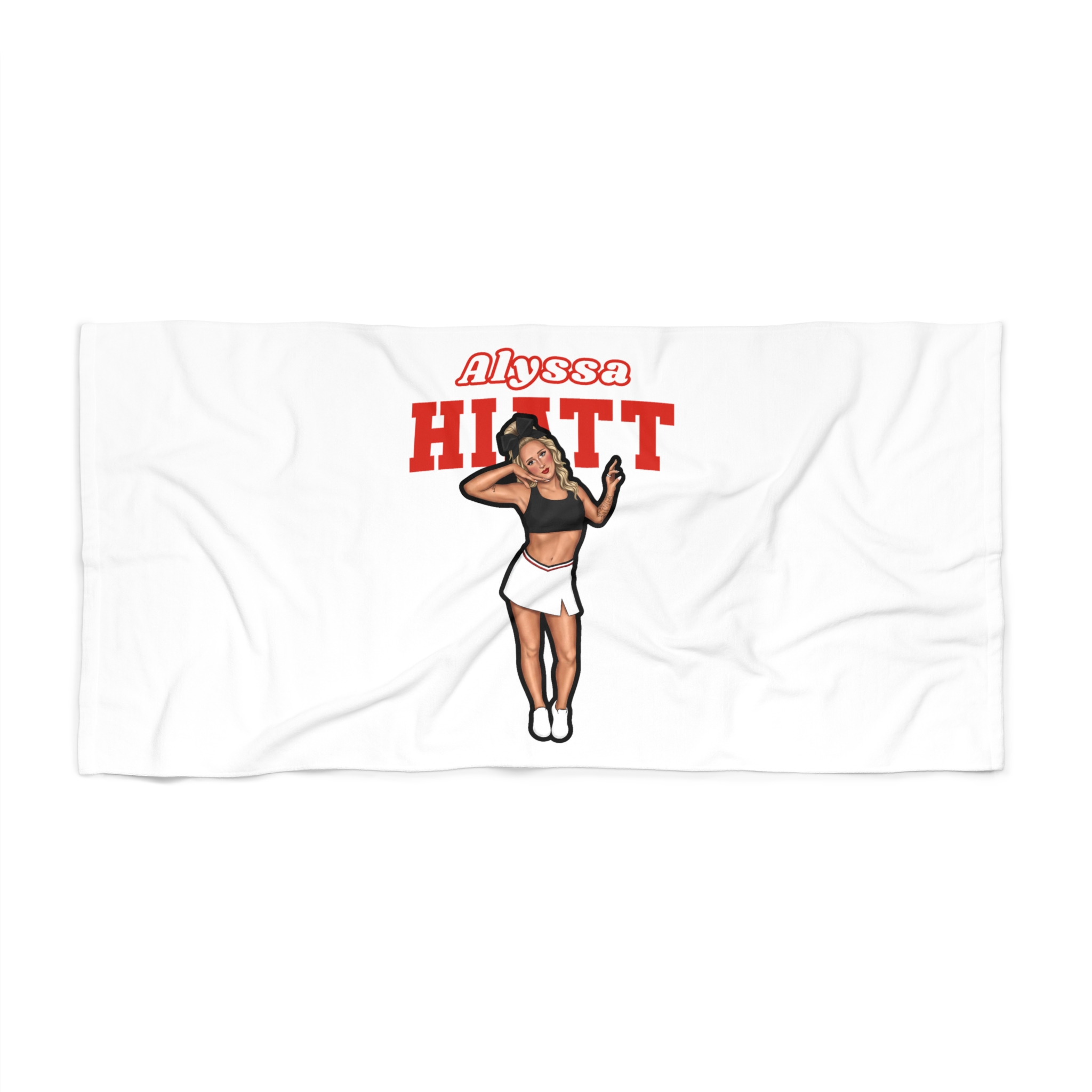 Beach Towel — character_name_arch in Classic