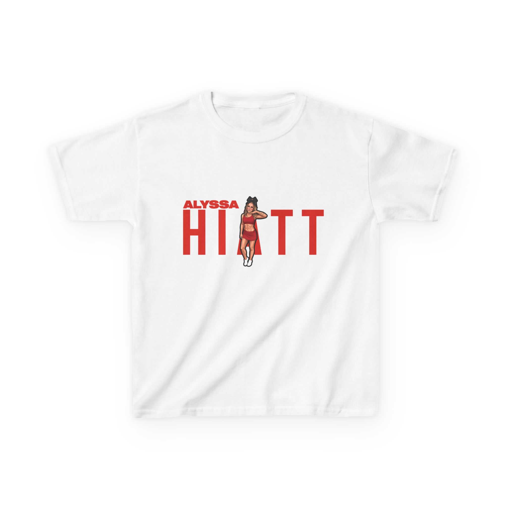 Youth Tee — character_player_name in White