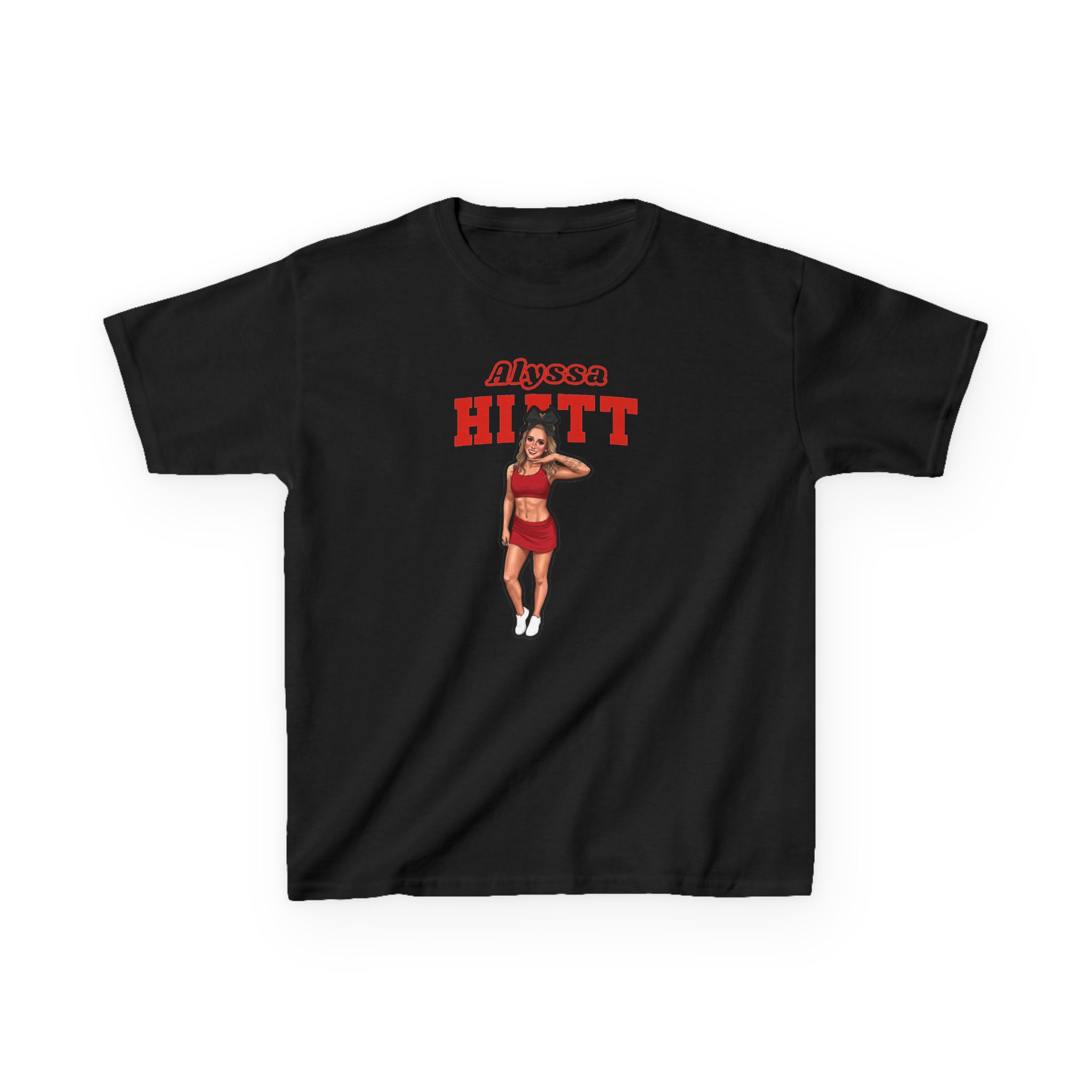 Youth Tee — character_name_arch in Black