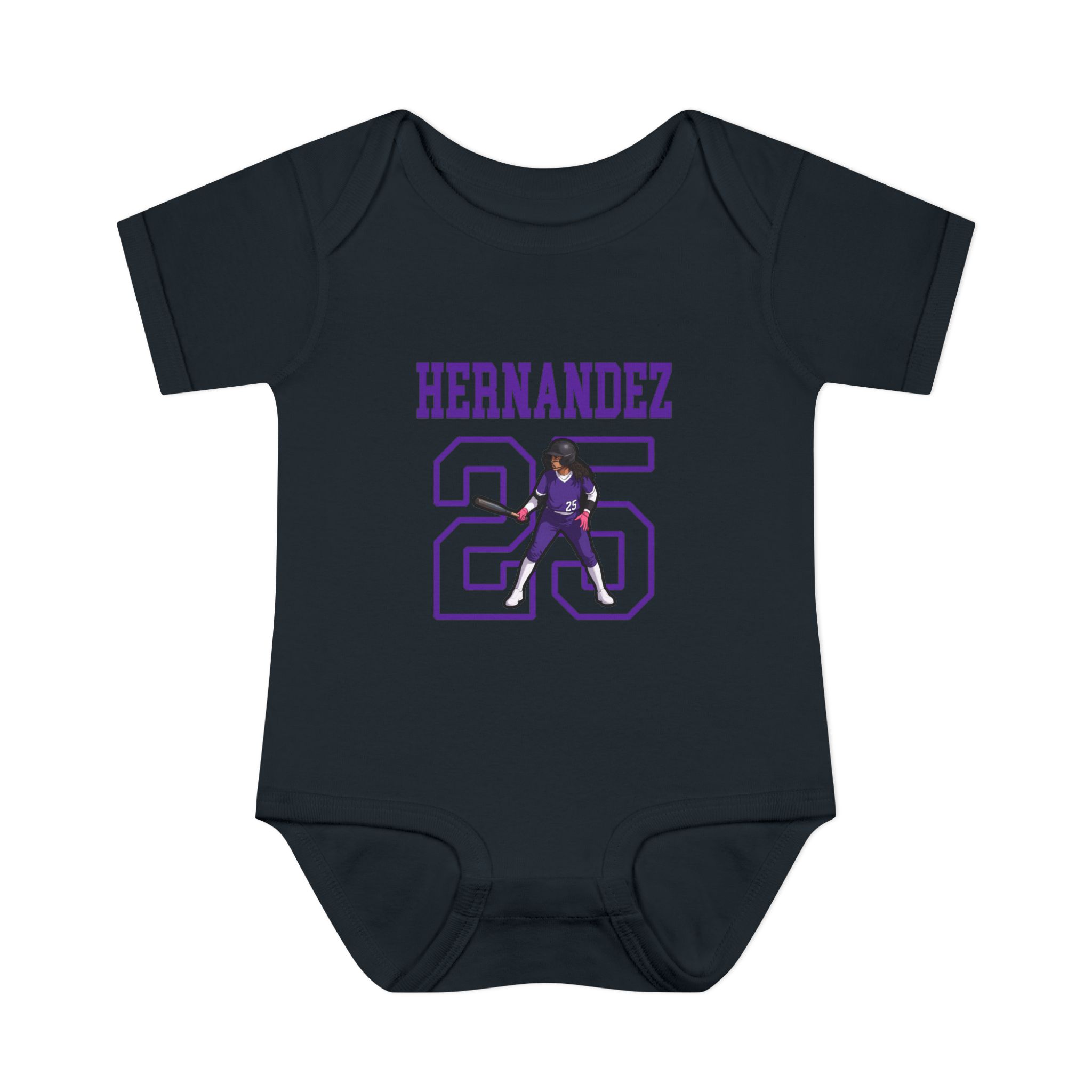 Baby Onesie — character_shirsey in Black