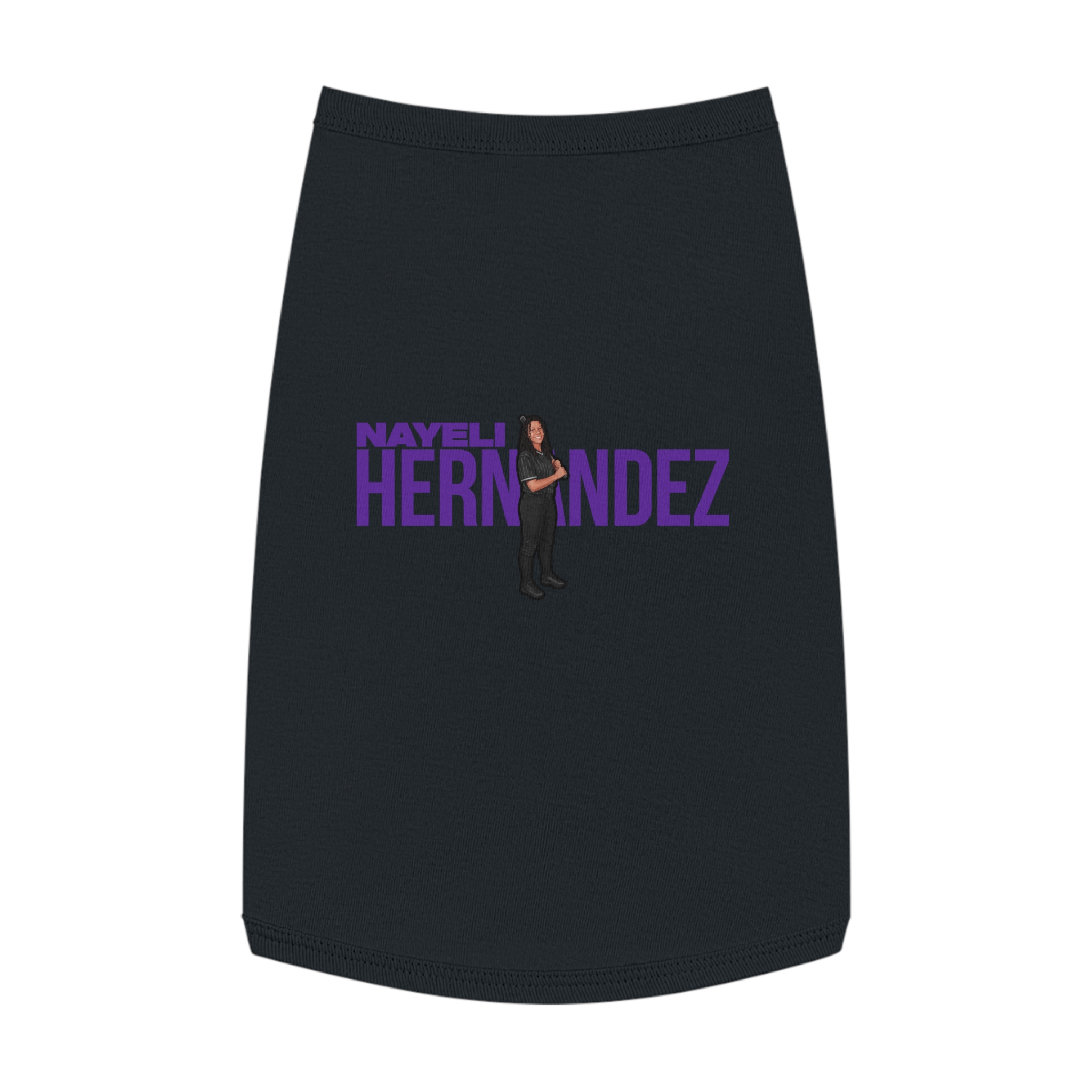 Pet Tank Top — character_player_name in White