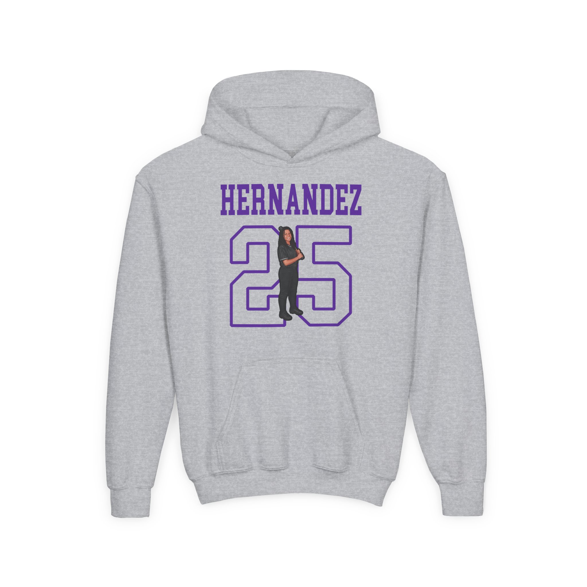 Youth Hoodie — character_shirsey in Grey