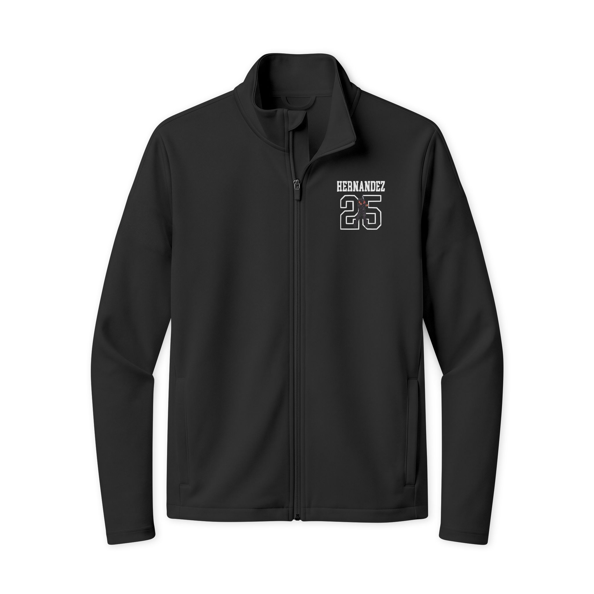 Travel Full-Zip Jacket — character_shirsey in Black/ Black