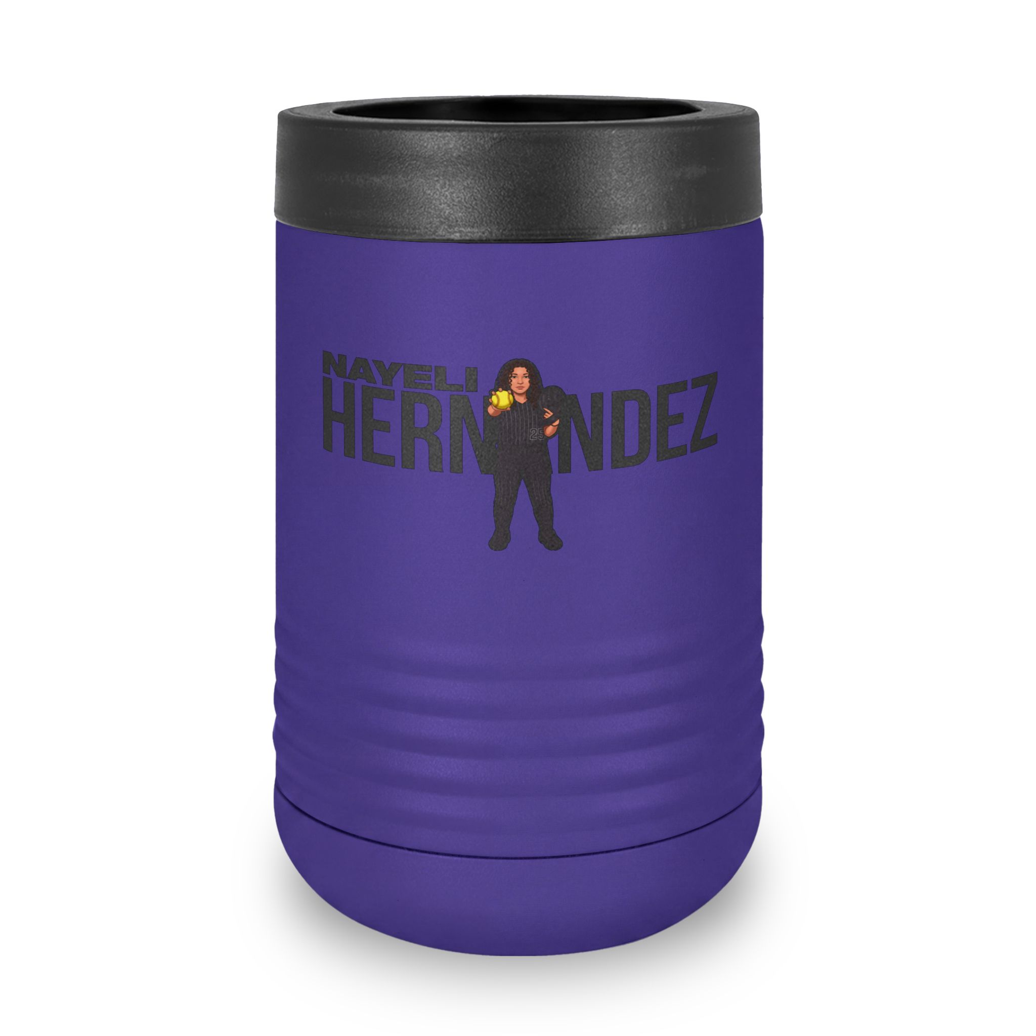 Stainless Can Cooler — character_player_name in Purple