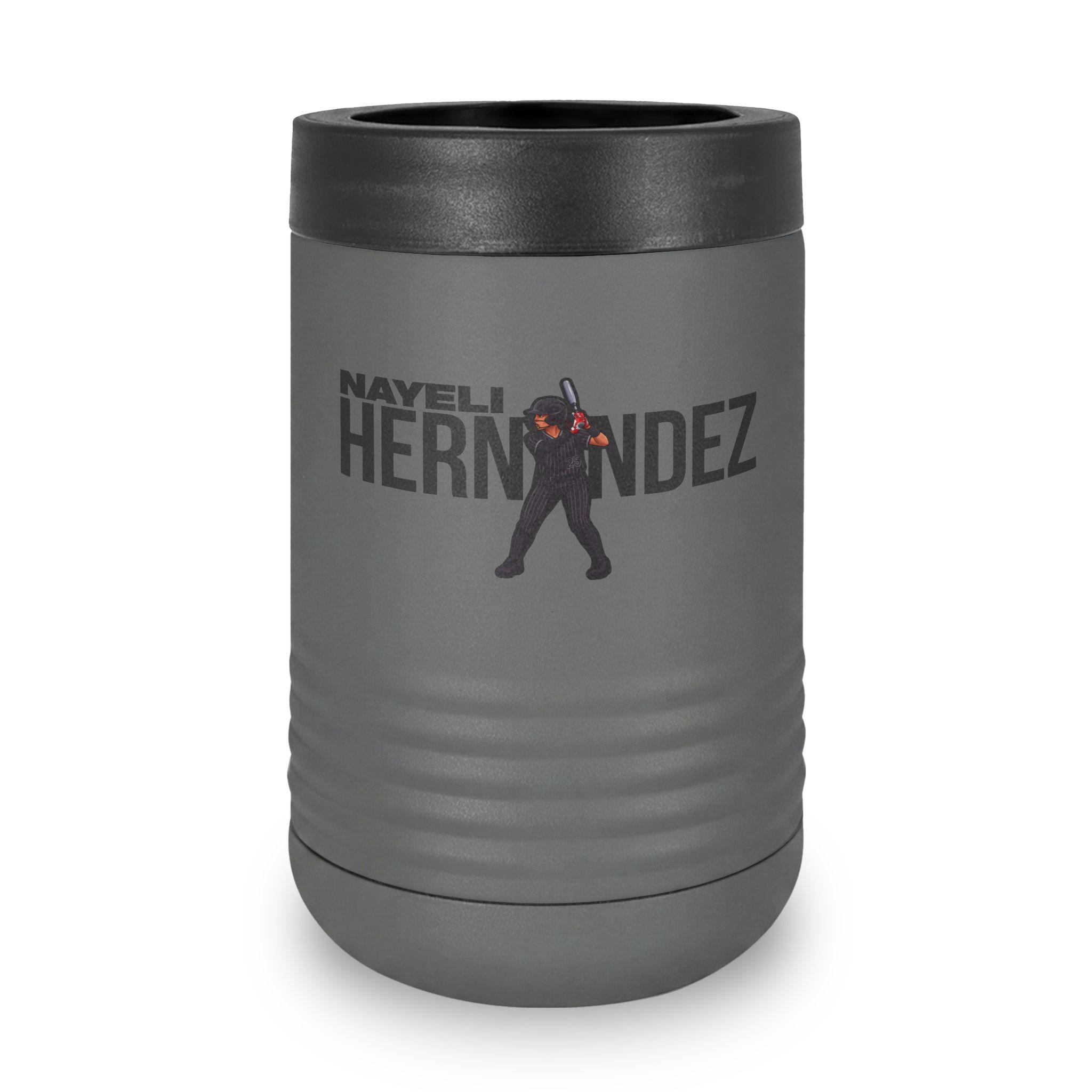 Stainless Can Cooler — character_player_name in Grey